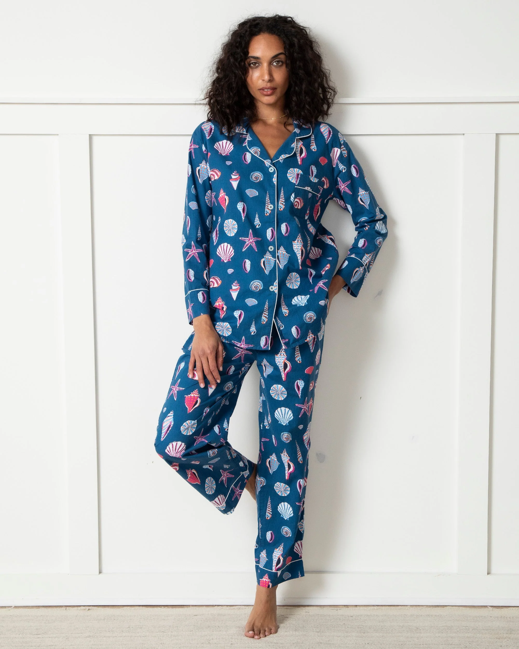 Beachcomber - Long PJ Set | Shoreline Blue - Image 3