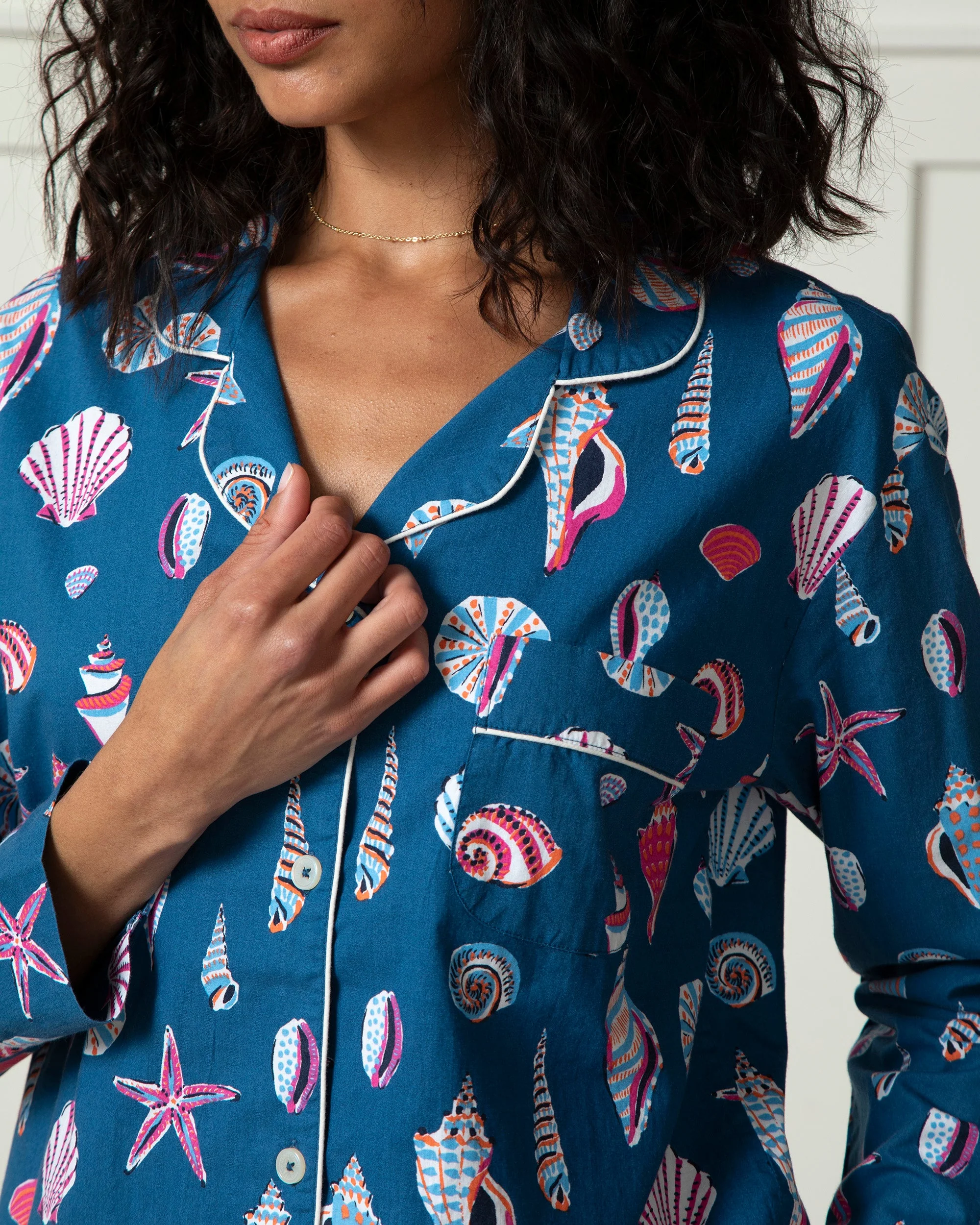 Beachcomber - Long PJ Set | Shoreline Blue - Image 4
