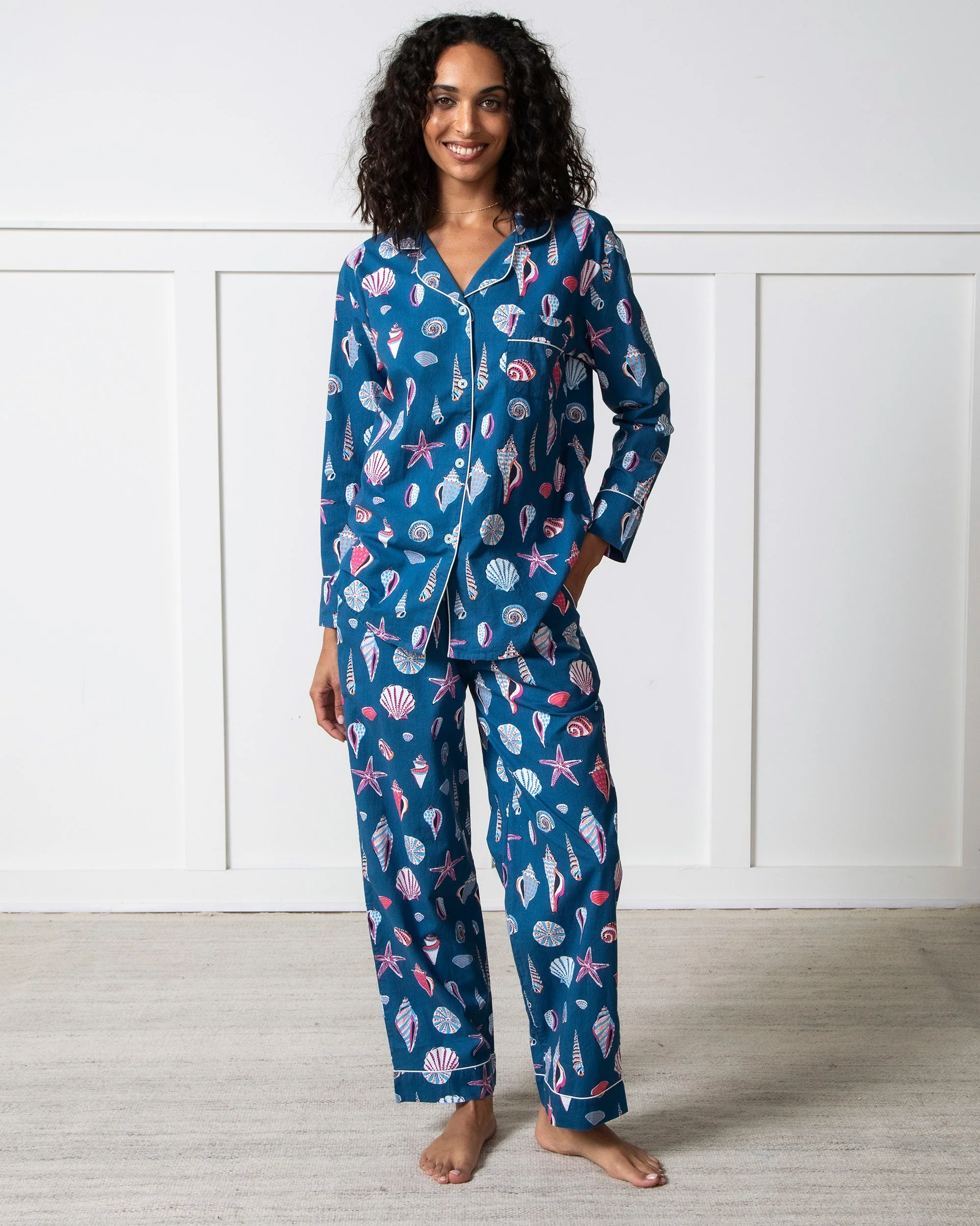 Beachcomber - Long PJ Set | Shoreline Blue - Image 6