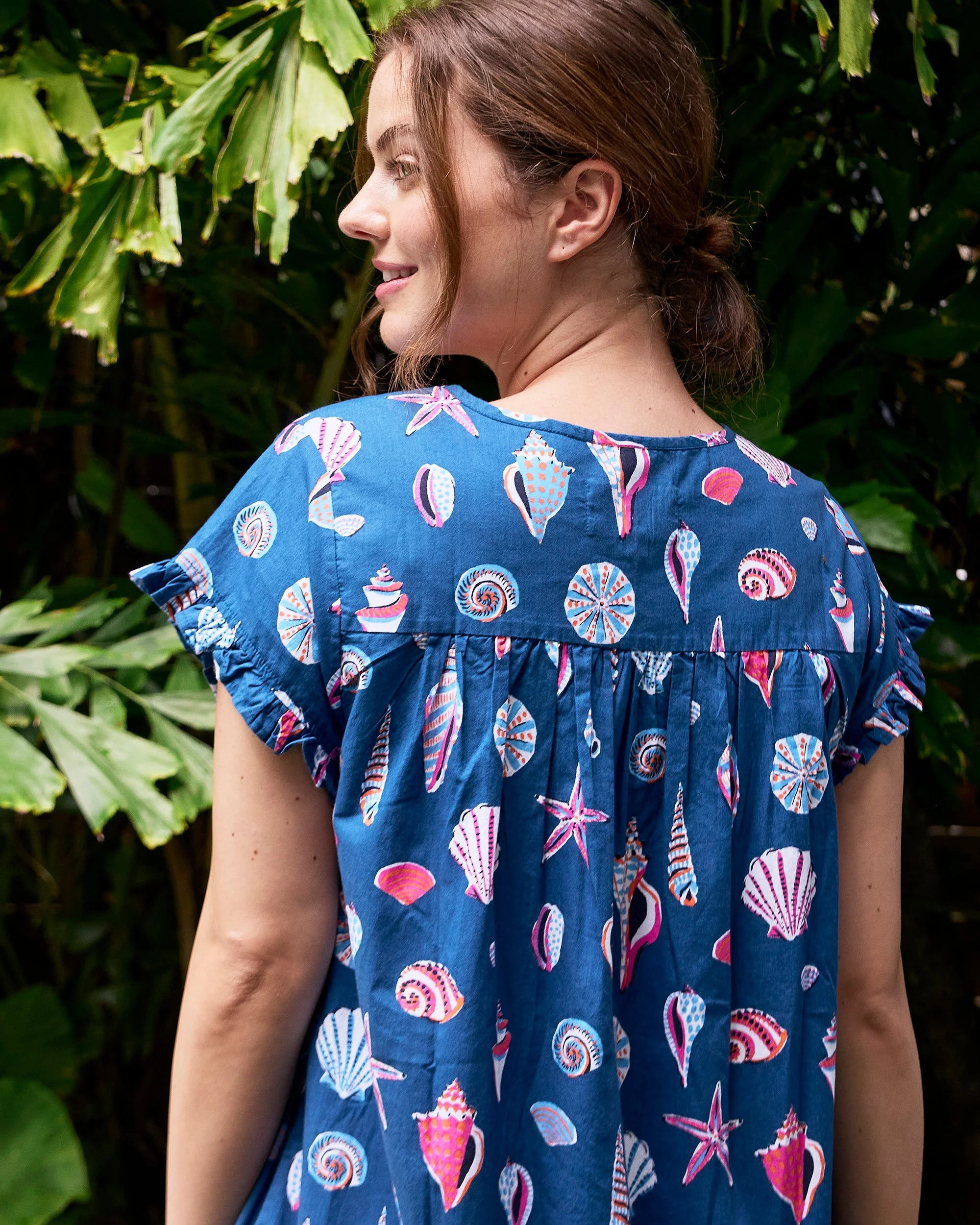 Beachcomber - Pintuck Nightgown | Shoreline Blue - Image 4