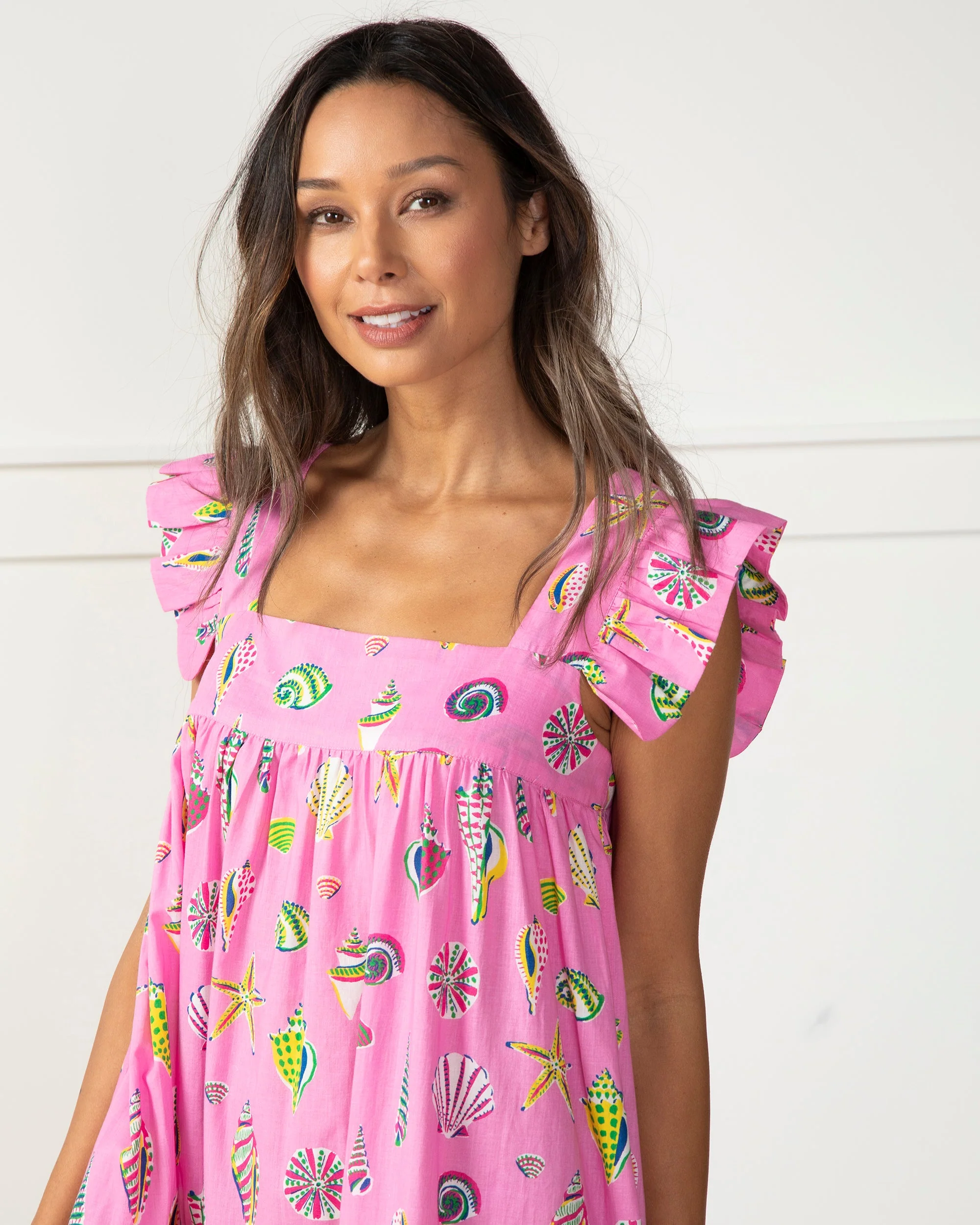 Beachcomber - Shoreline Dress | Neon Bubblegum - Image 2
