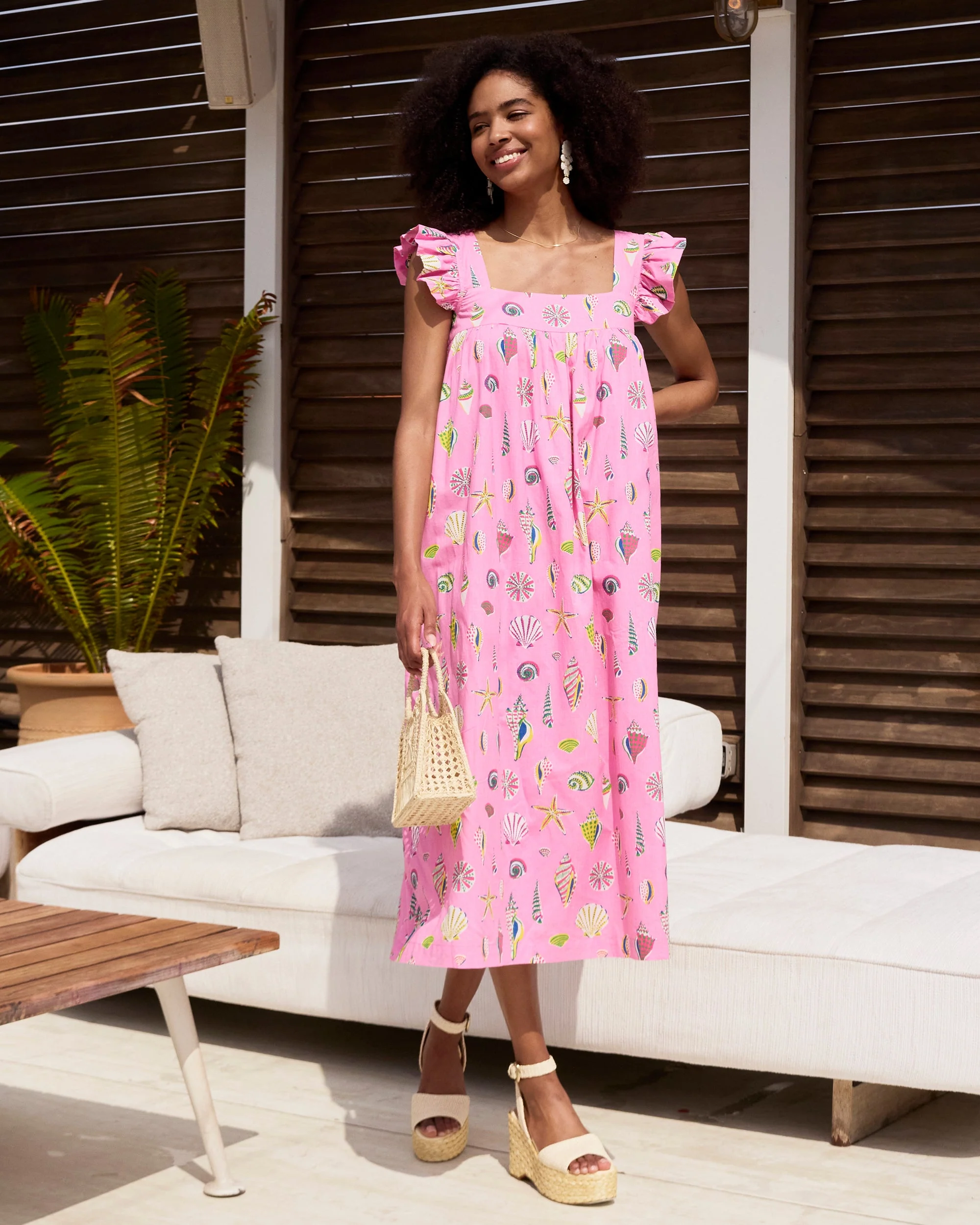 Beachcomber - Shoreline Dress | Neon Bubblegum - Image 3