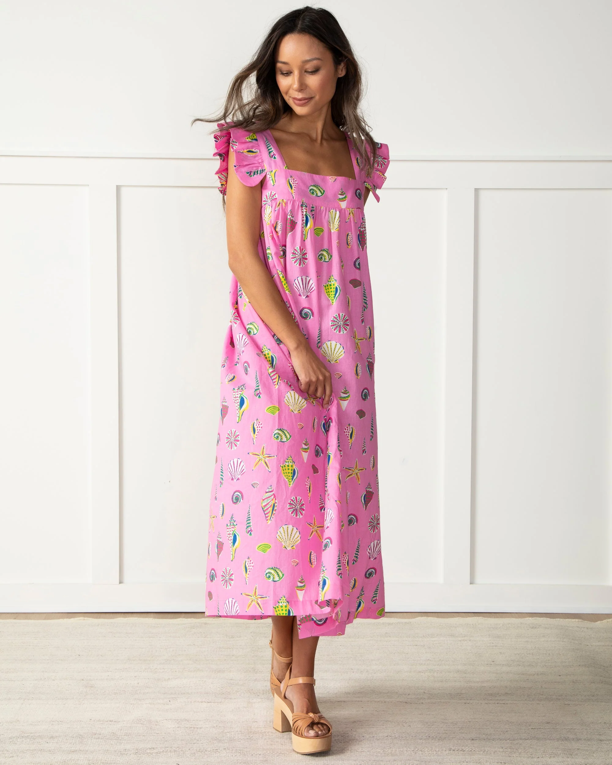 Beachcomber - Shoreline Dress | Neon Bubblegum - Image 5