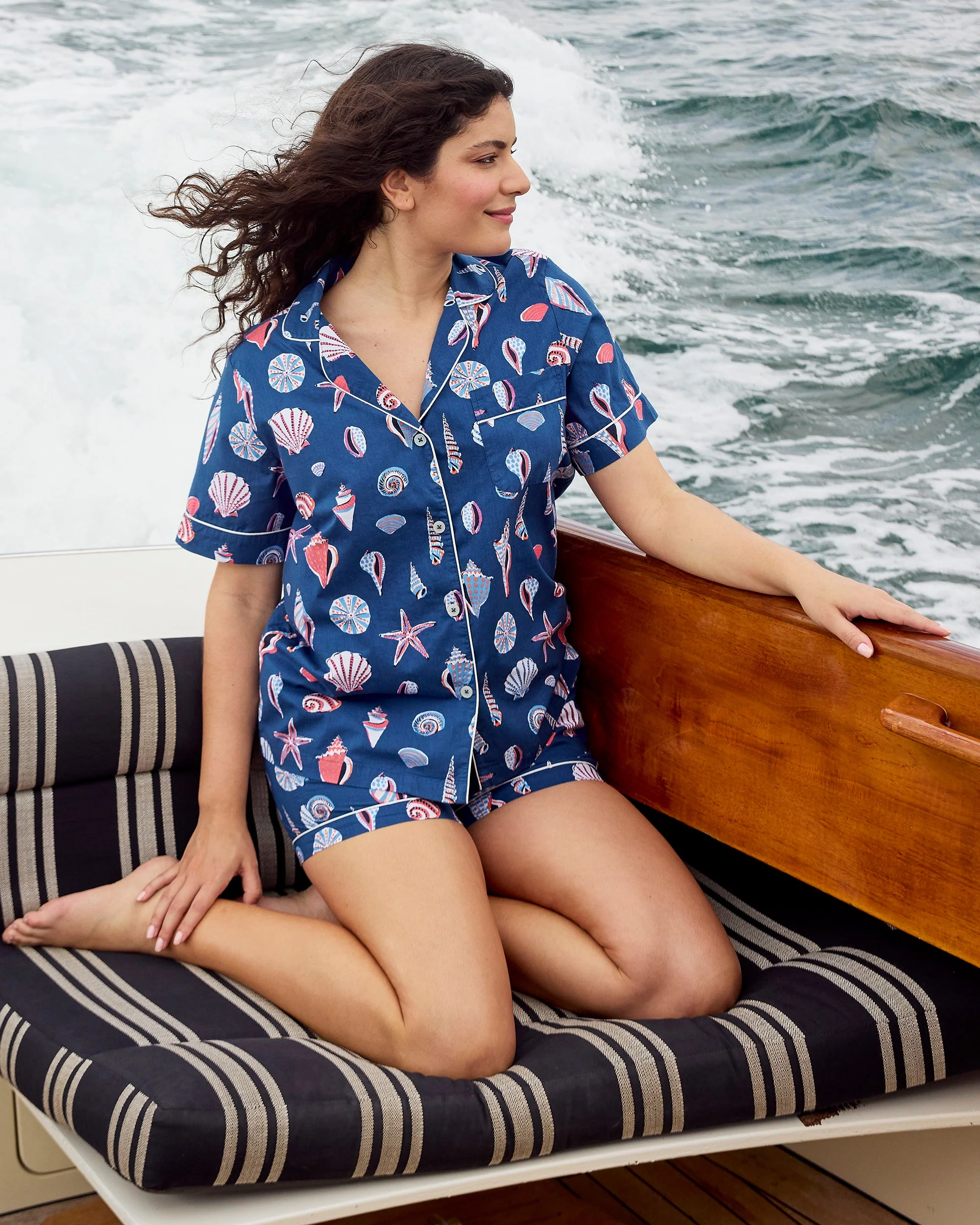 Beachcomber  - Short PJ Set | Shoreline Blue - Image 5