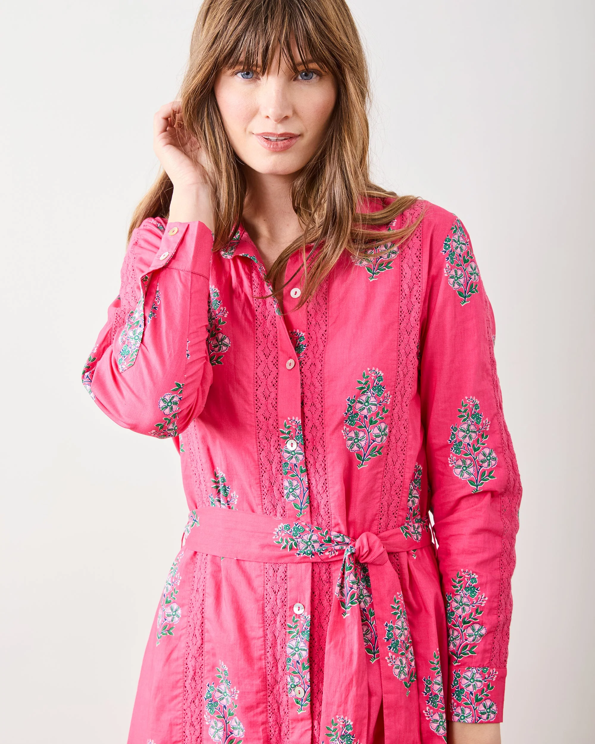 Bouquet Blossoms - Meredith Dress | Hot Pink - Image 4
