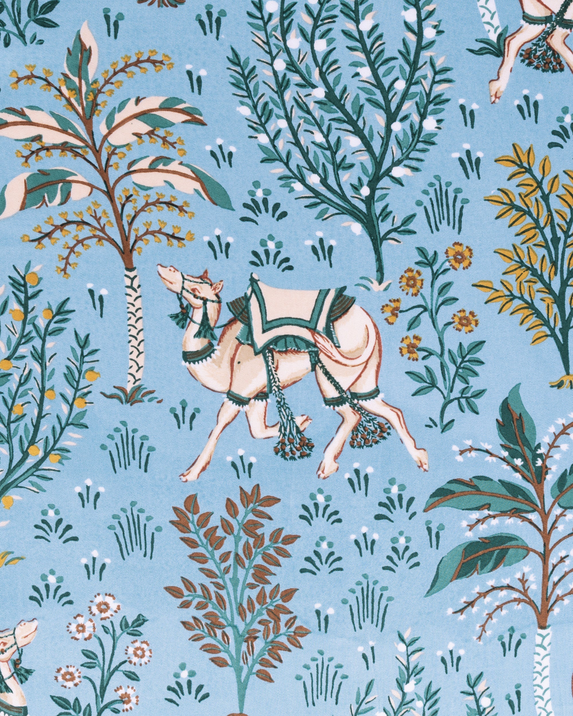 Camel's Courtyard - Eco Satin Wildest Dreams Set | Slate Blue - Image 7