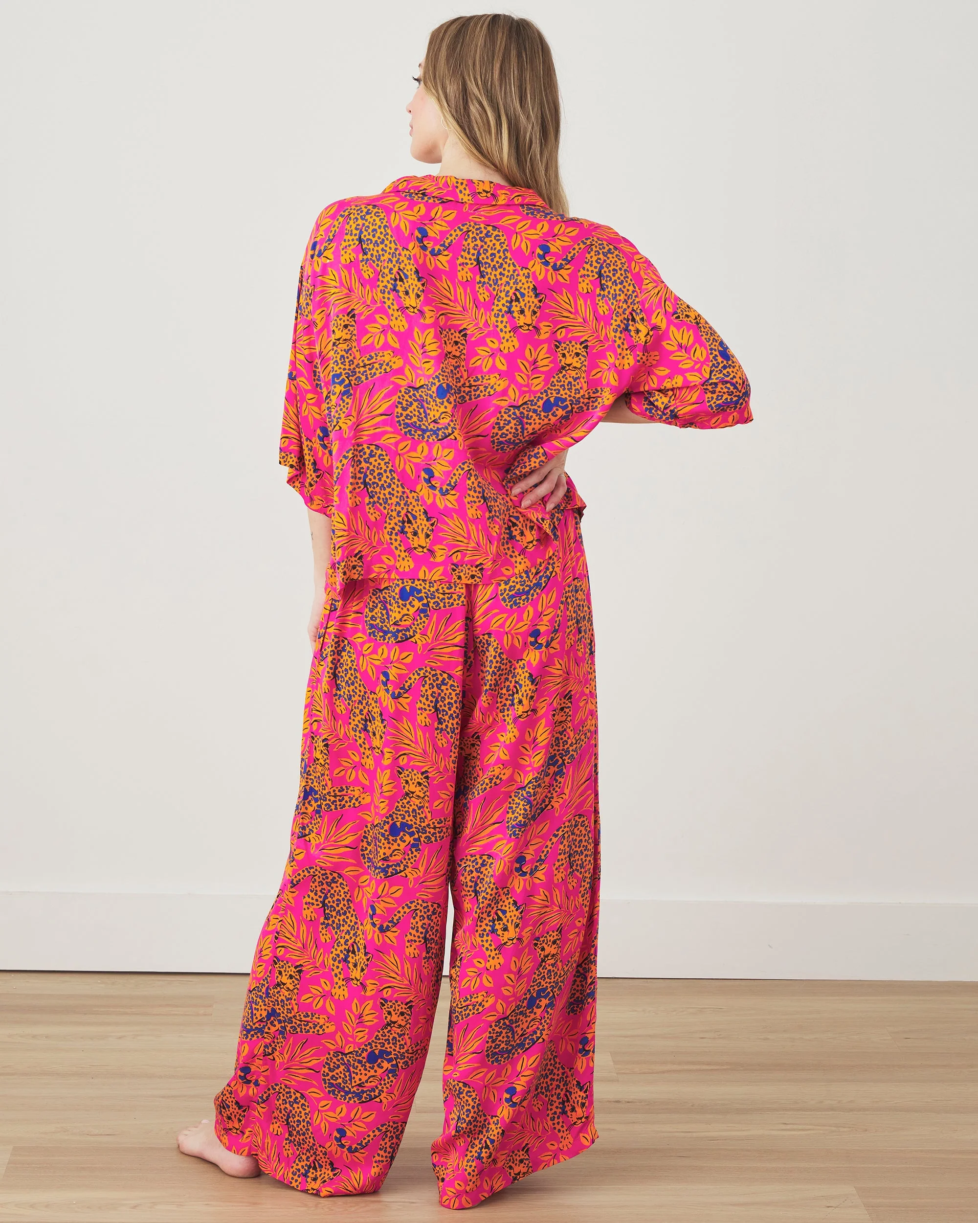 City Cat - Petite Eco Satin Wildest Dreams Set | Fuchsia - Image 4