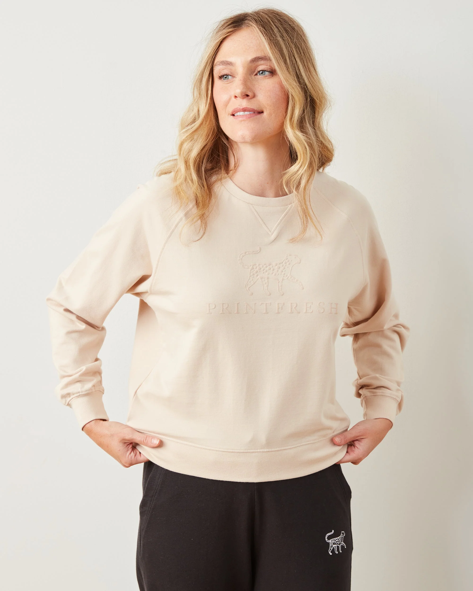 Down Time Essential Crewneck - Essential Crewneck | Cappuccino Foam - Image 2