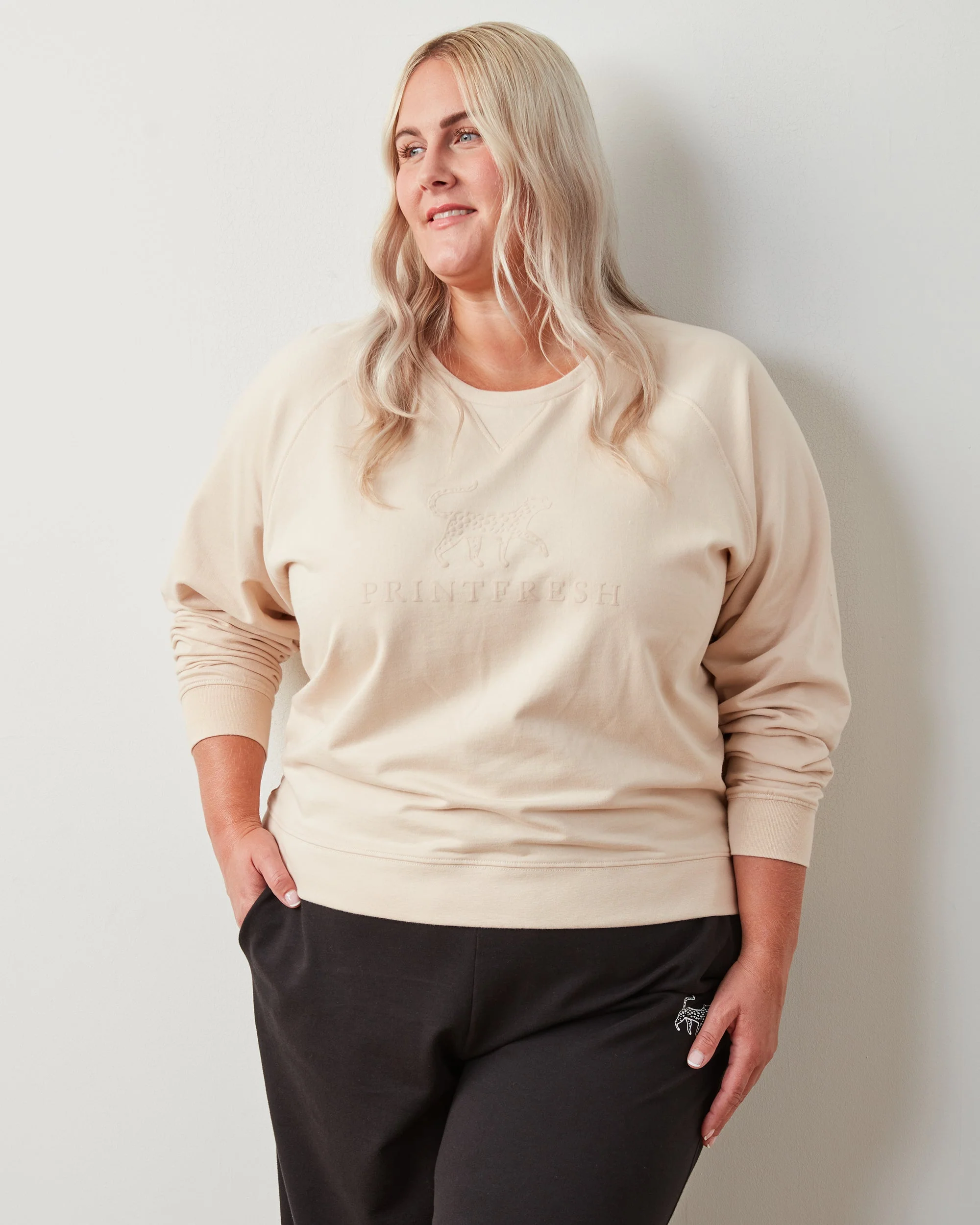 Down Time Essential Crewneck - Essential Crewneck | Cappuccino Foam - Image 3