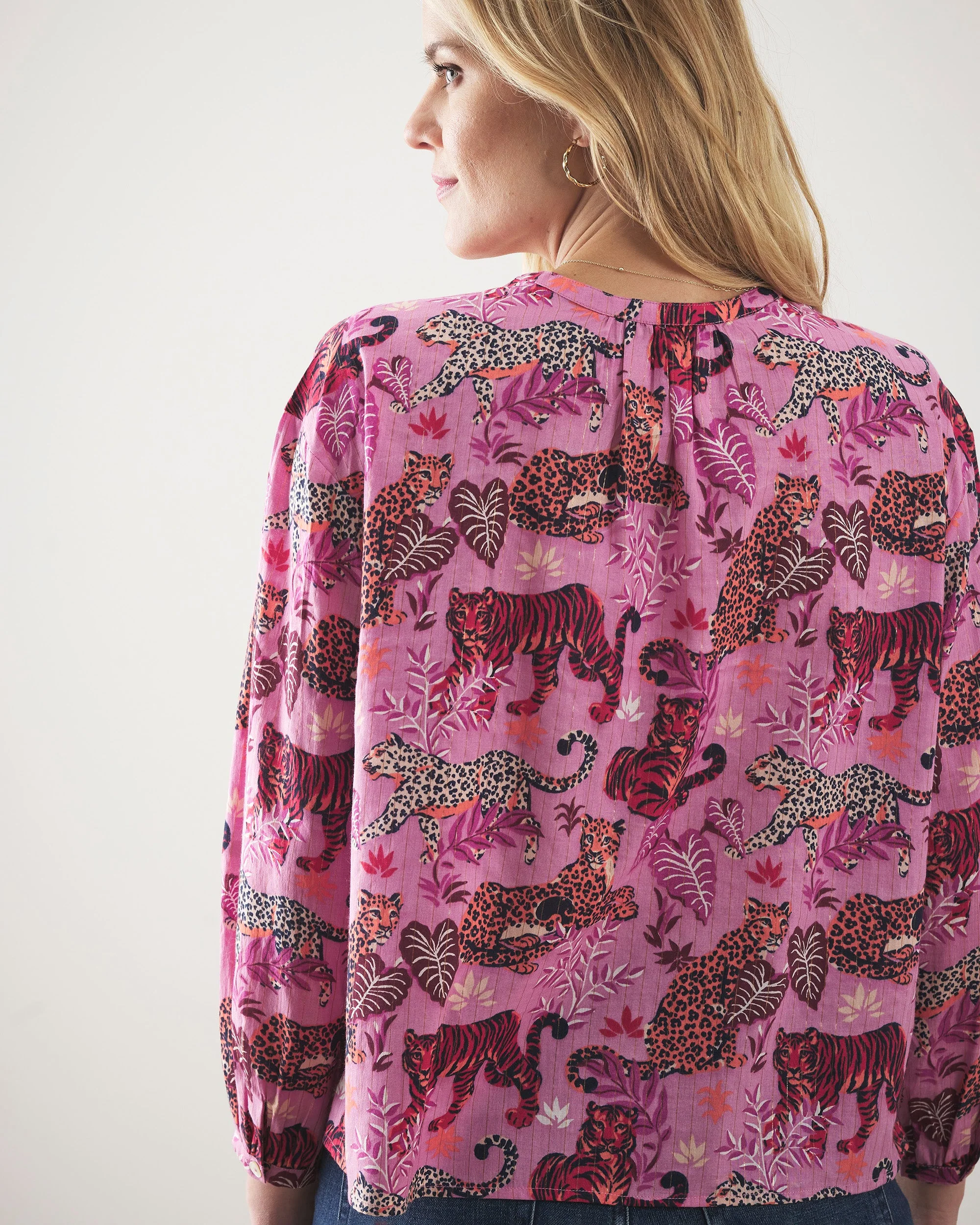 Feline Fatale - Big Plans Blouse | Lovely Lilac - Image 3
