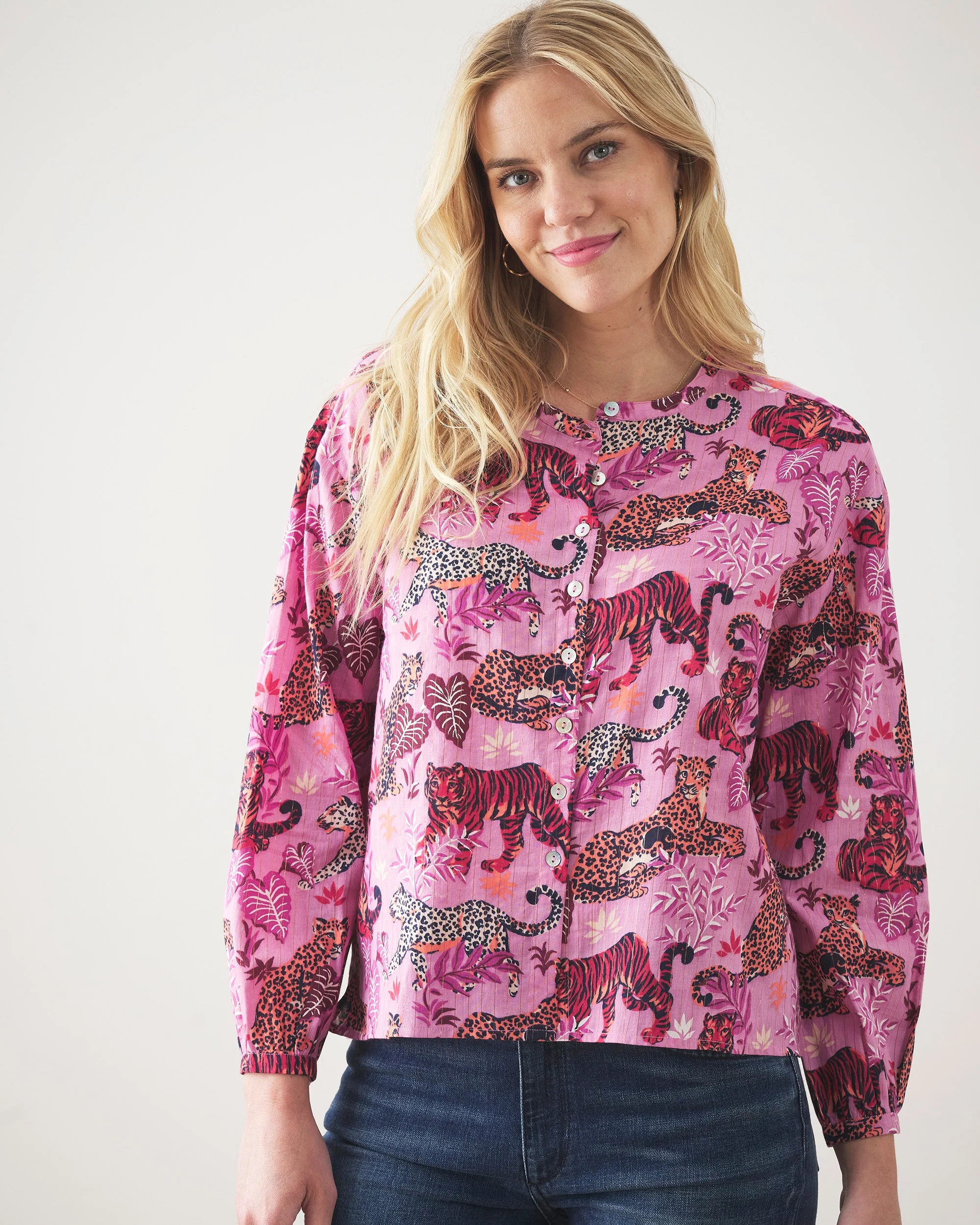Feline Fatale - Big Plans Blouse | Lovely Lilac - Image 4