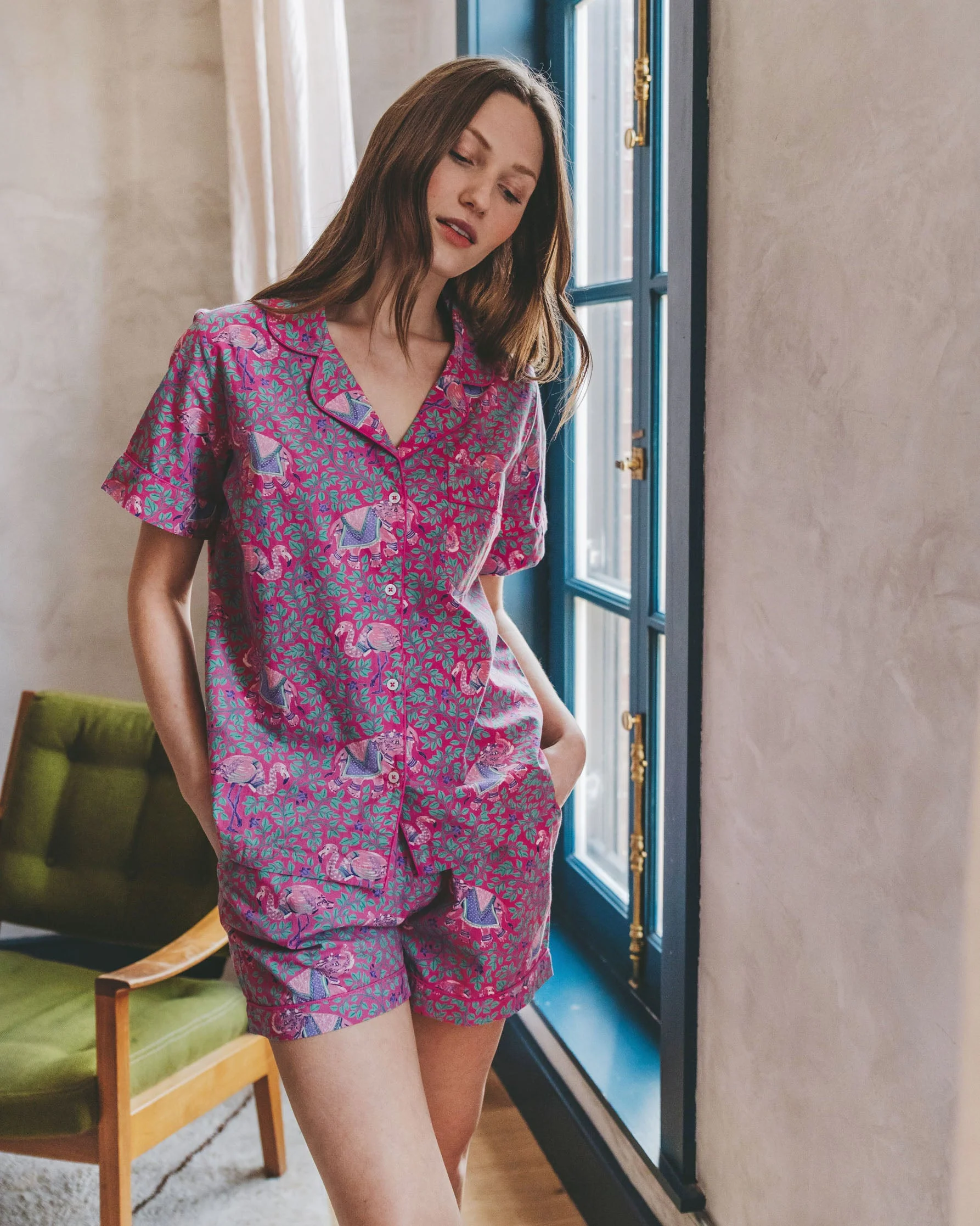 Flamenco - Short PJ Set | Fuchsia - Image 6