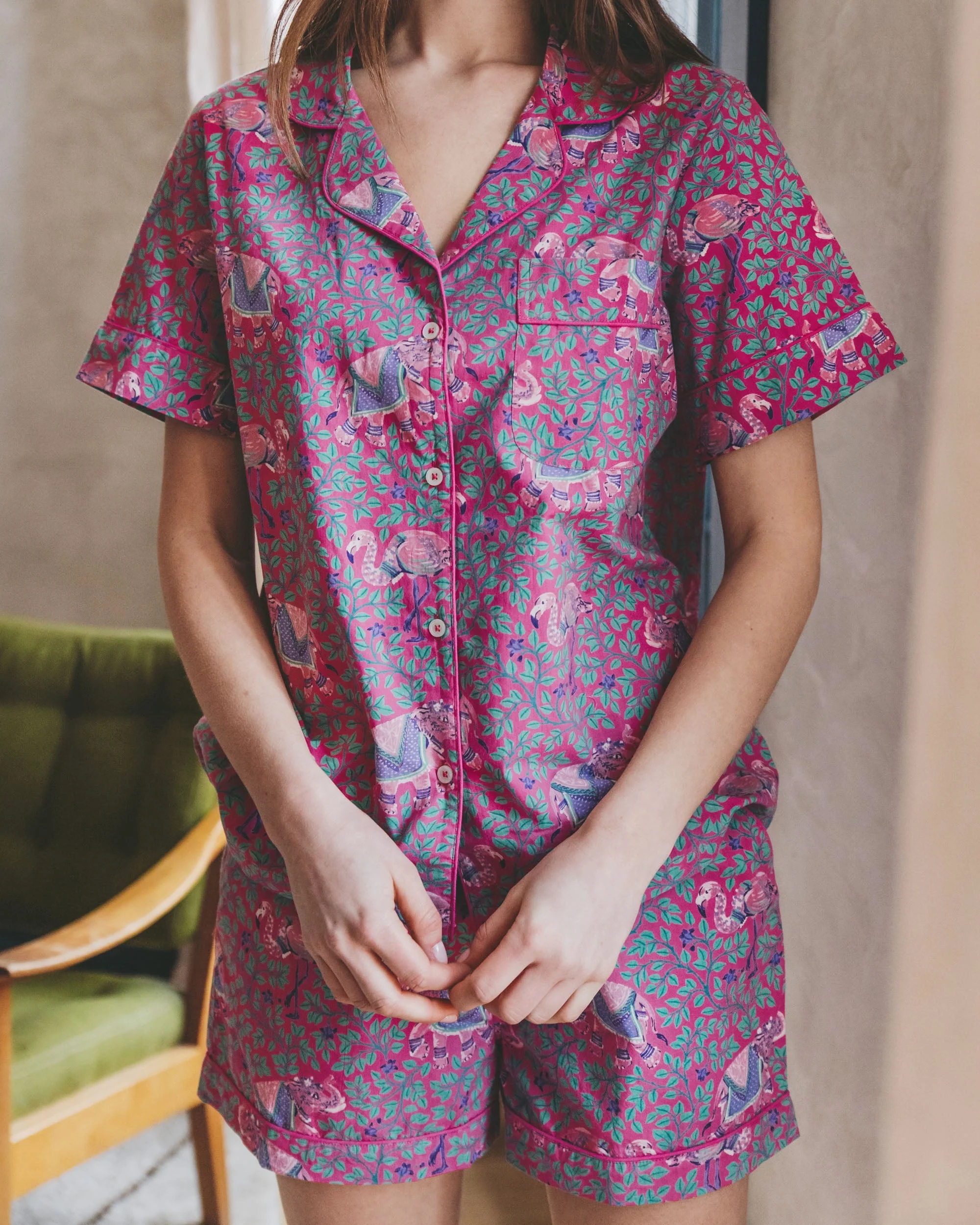 Flamenco - Short PJ Set | Fuchsia - Image 7