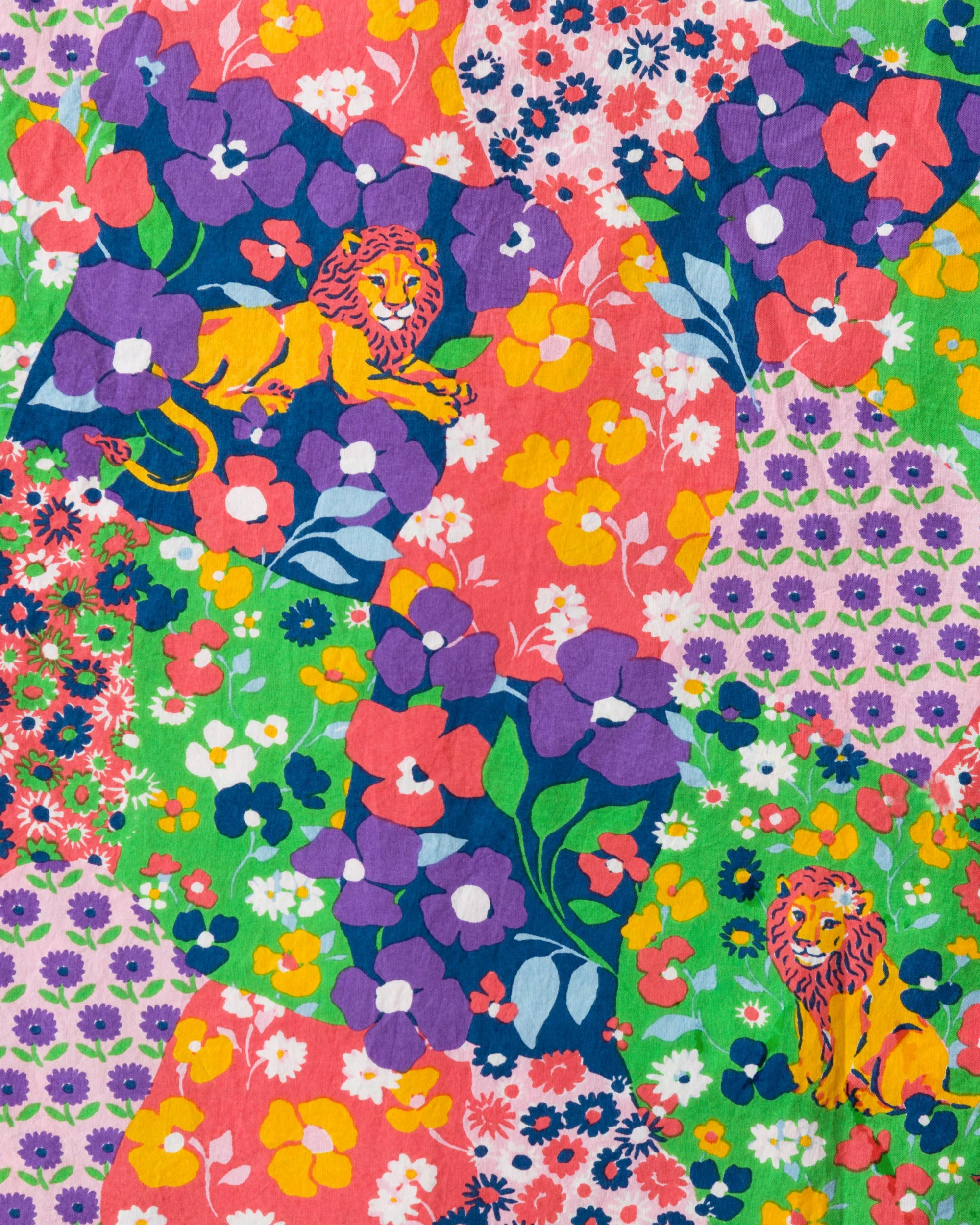 Flower Power - Short Sleeve Top & Cropped Pants Set | Grape Soda - Image 5