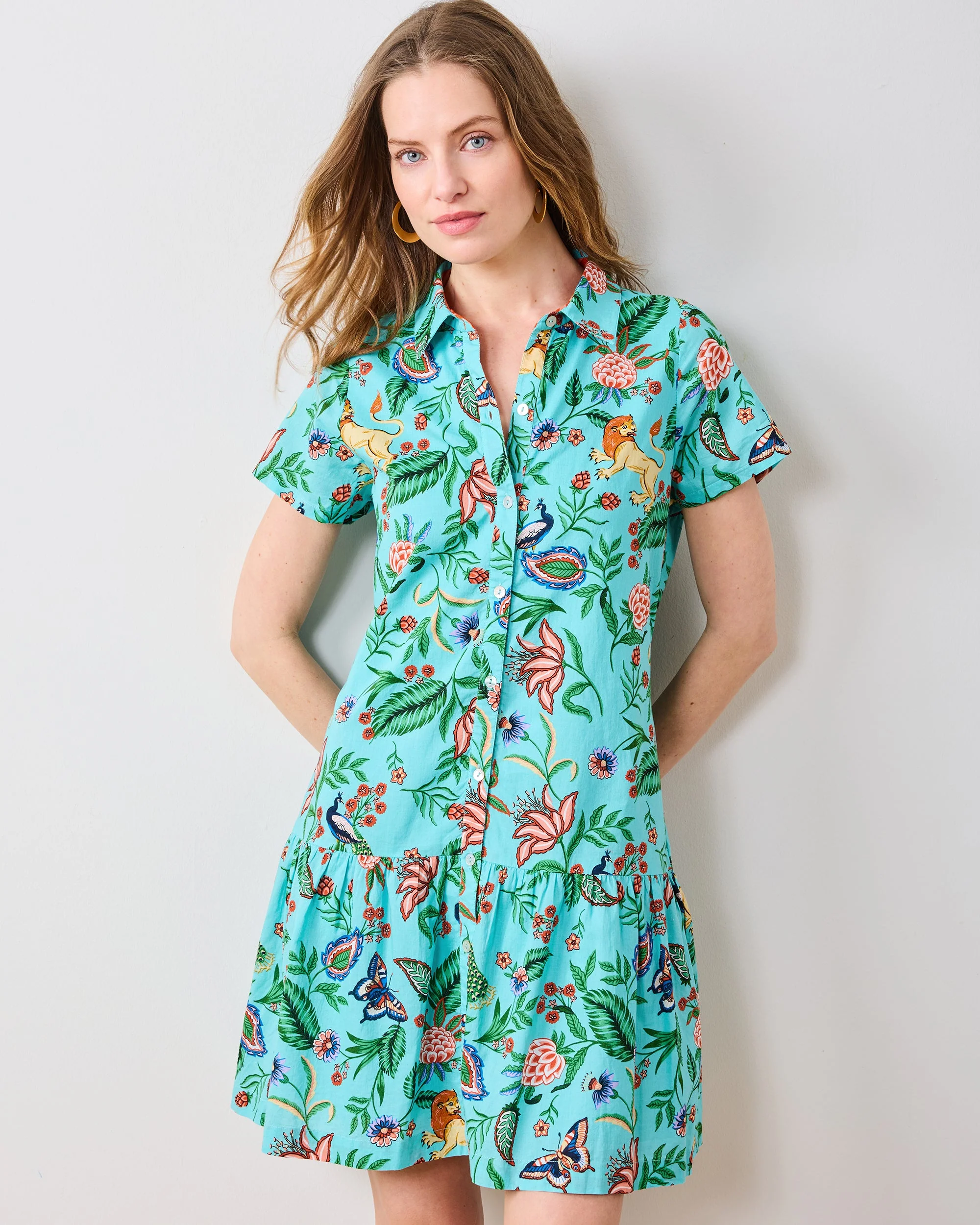 Garden District - Gracie Dress | Caribbean Blue