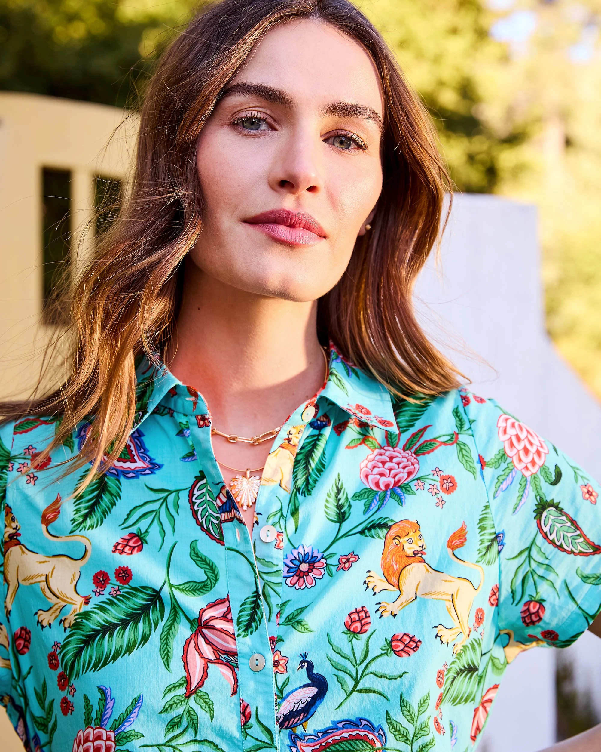 Garden District - Gracie Dress | Caribbean Blue - Image 2