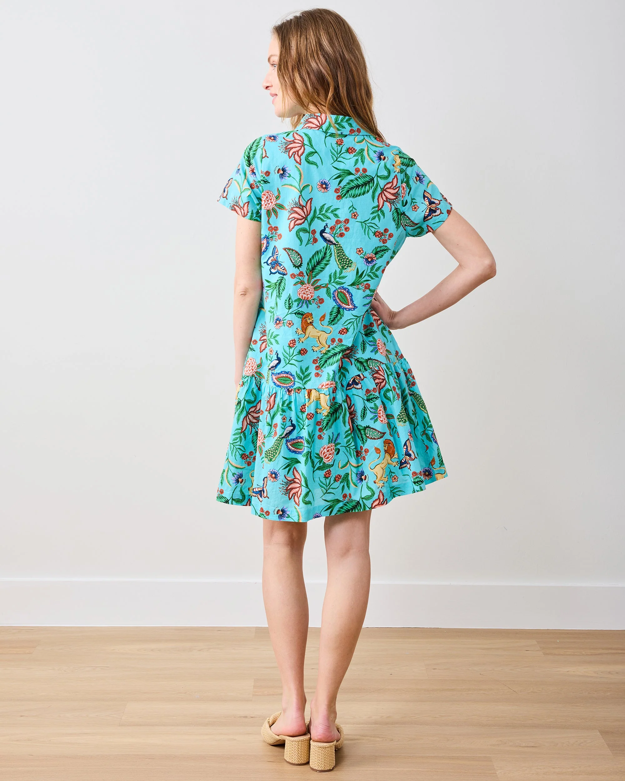 Garden District - Gracie Dress | Caribbean Blue - Image 4