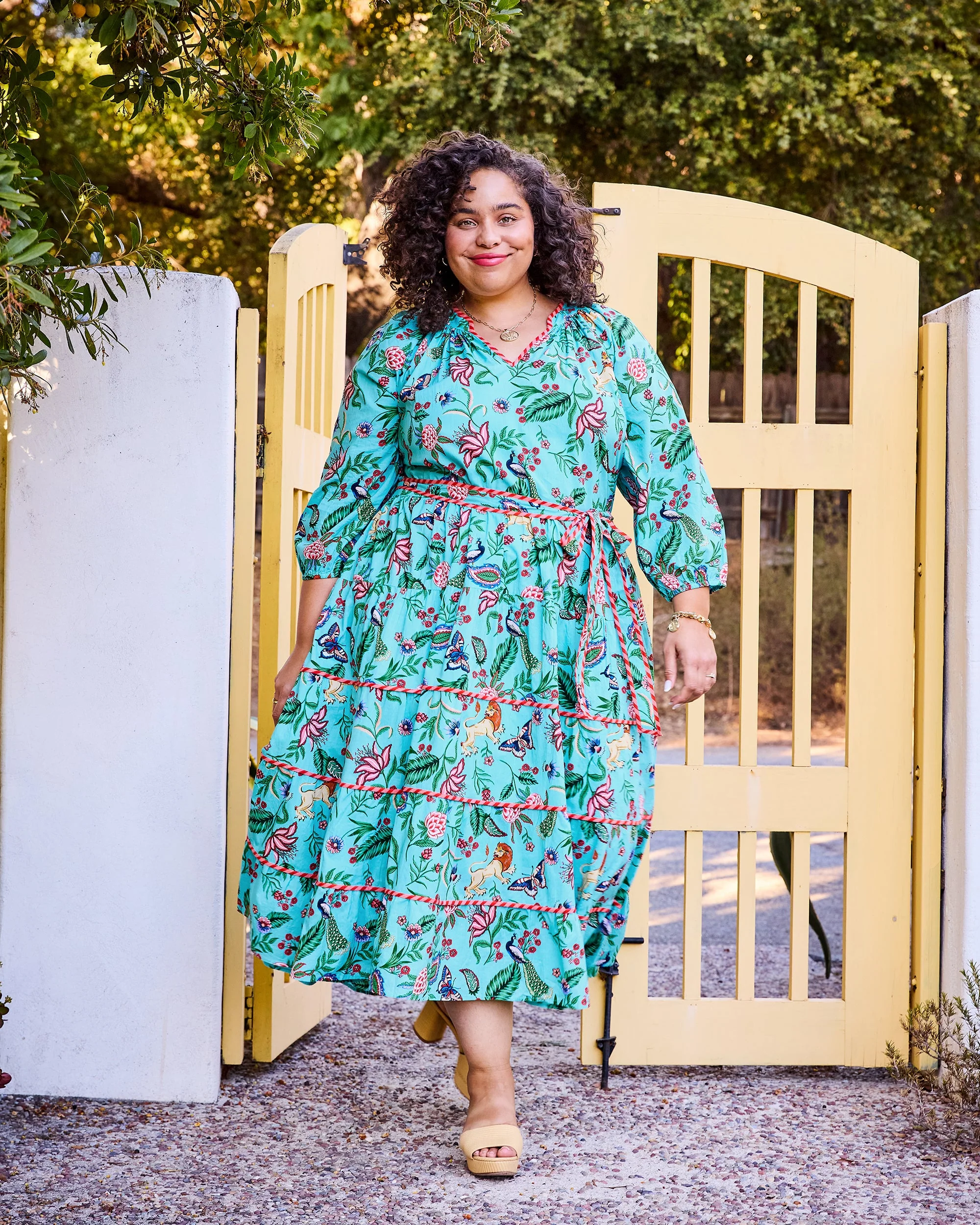 Garden District - Main Street Dress | Caribbean Blue - Image 2