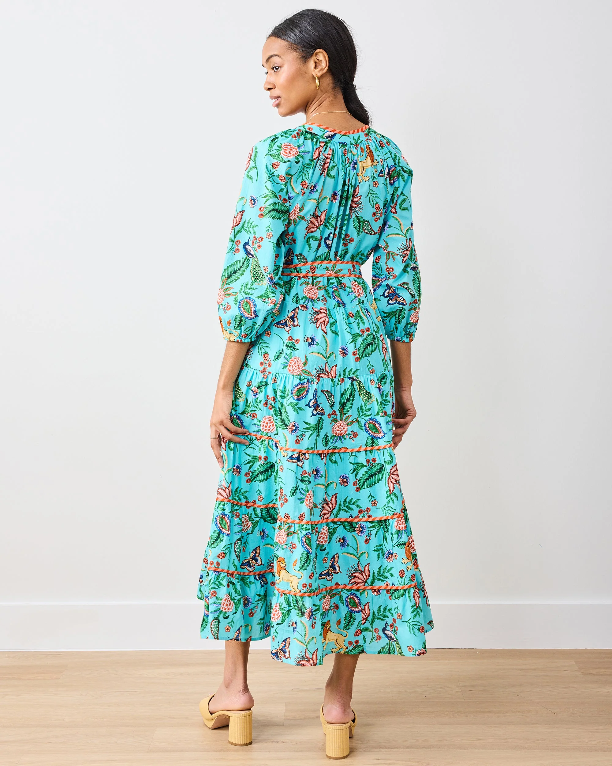 Garden District - Main Street Dress | Caribbean Blue - Image 5