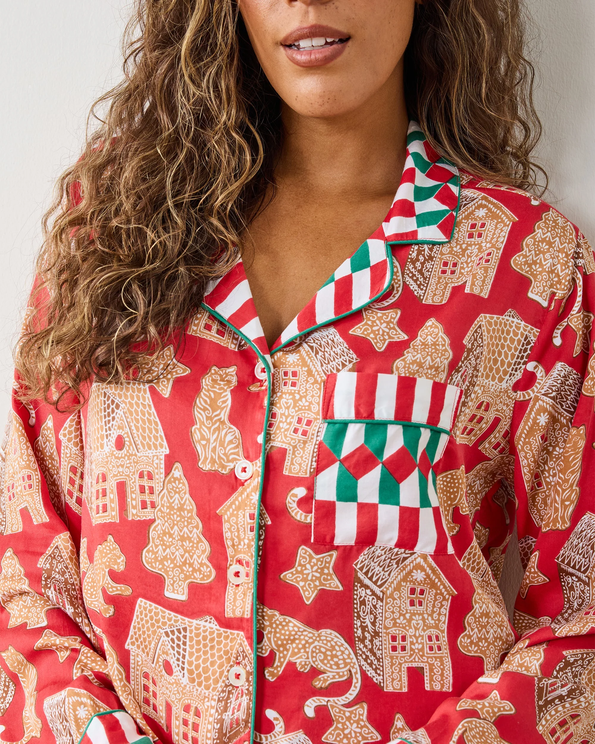 Gingerbread Party - Eco Satin Rittenhouse Set | Ruby - Image 5
