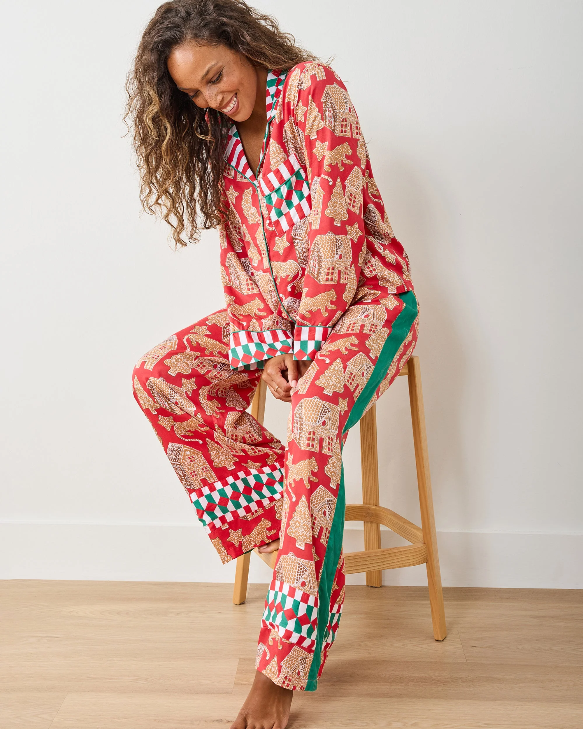 Gingerbread Party - Eco Satin Rittenhouse Set | Ruby - Image 6