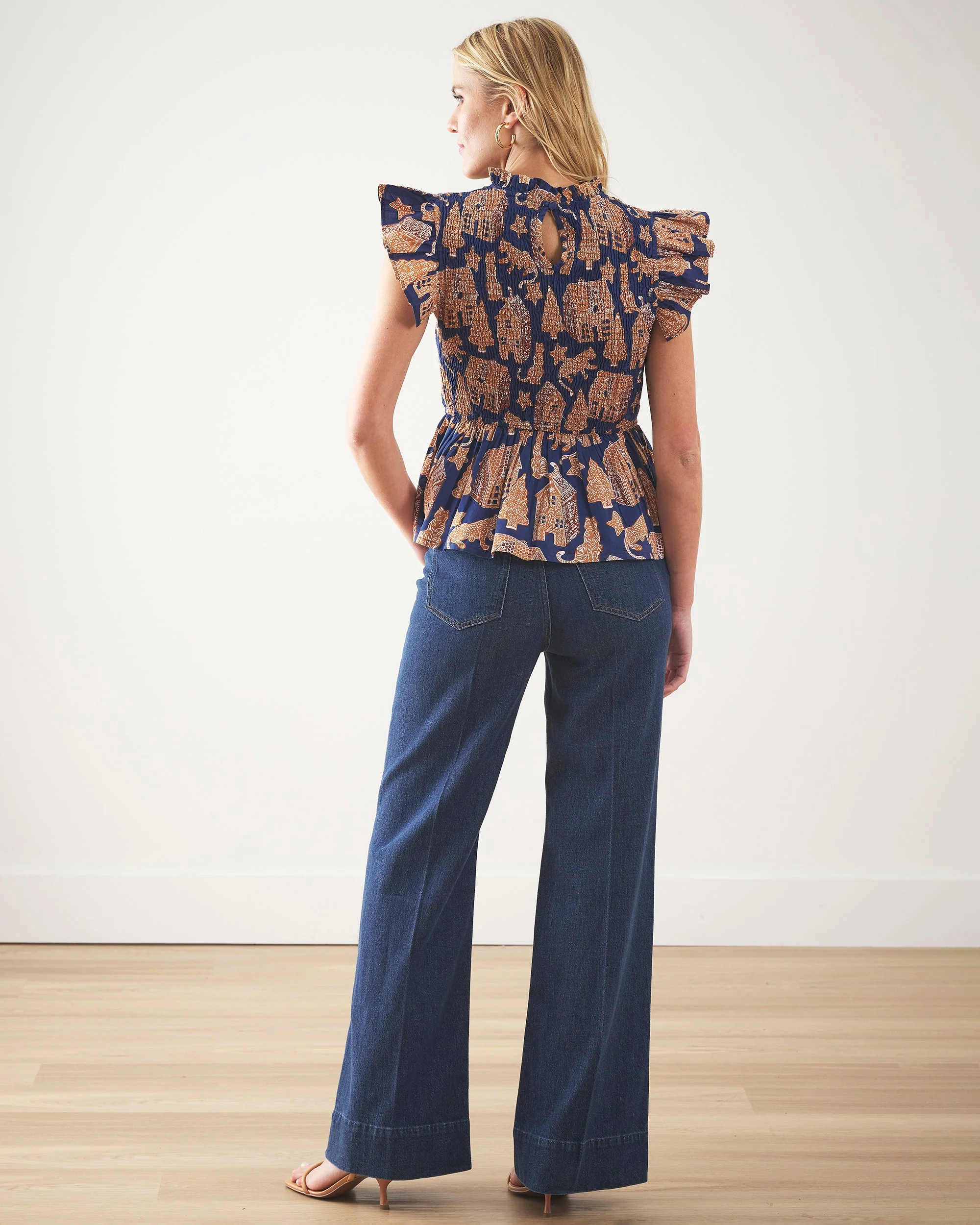 Gingerbread Party - High Priority Blouse | Classic Navy - Image 5