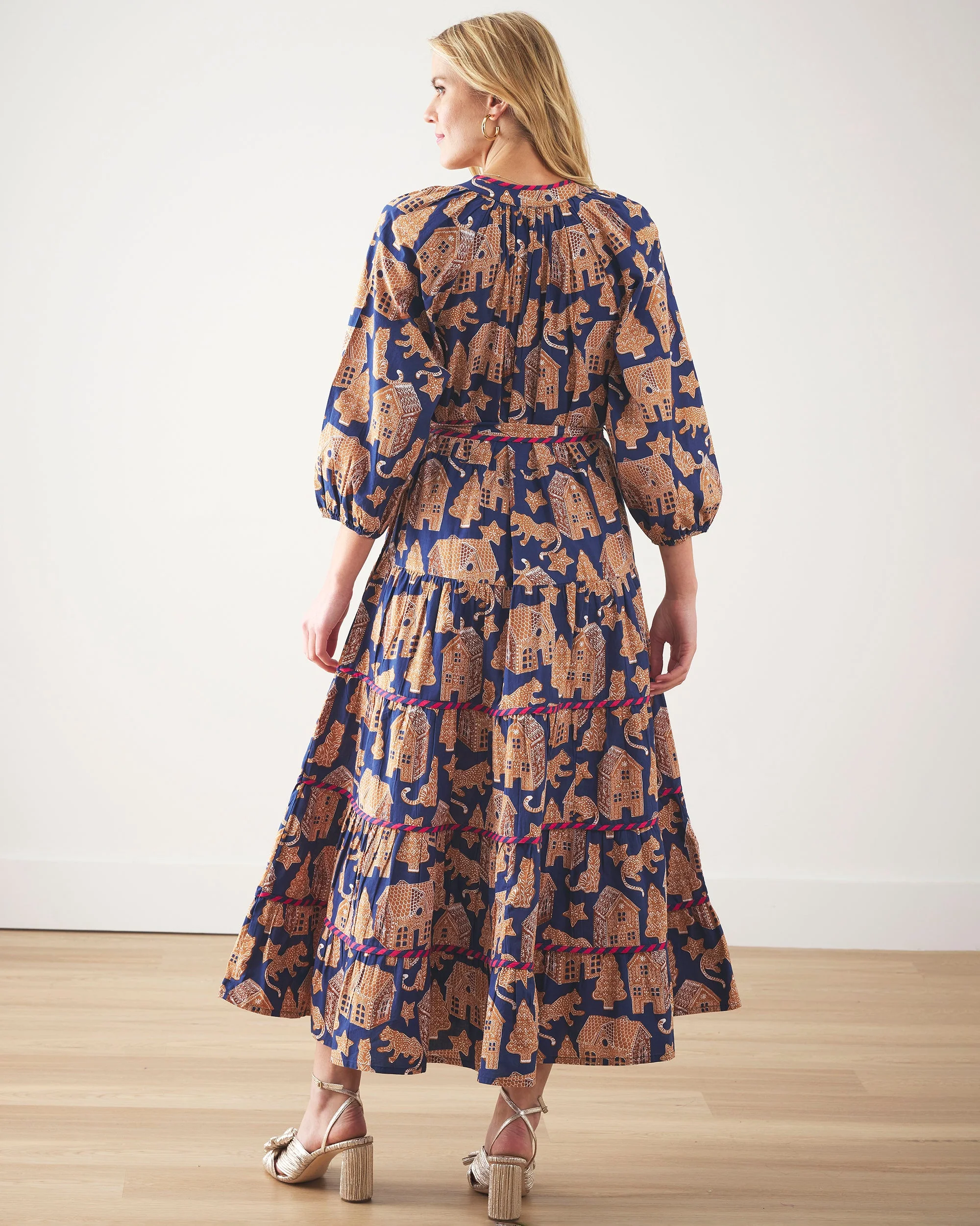 Gingerbread Party - Main Street Dress | Classic Navy - Image 5