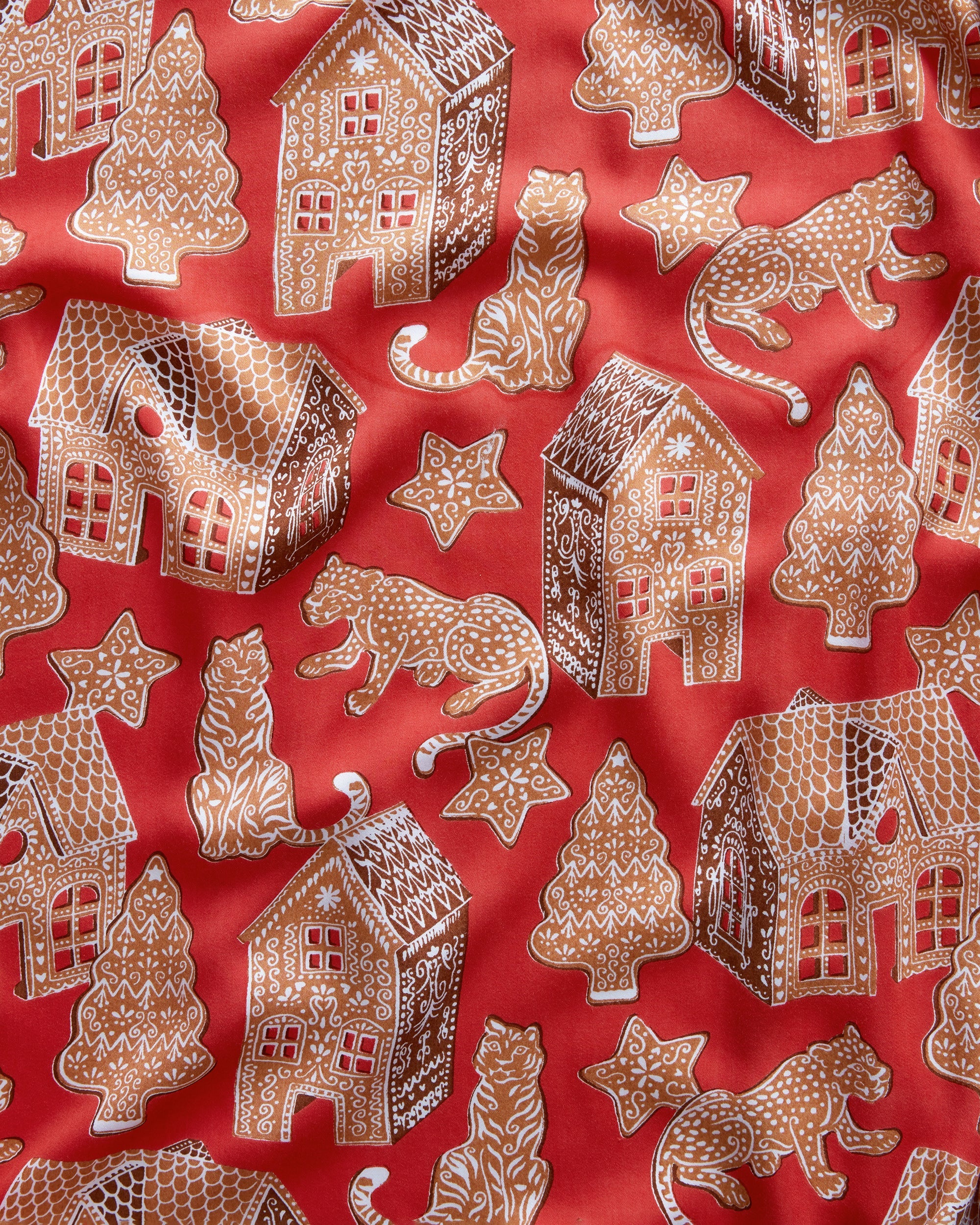 Gingerbread Party - Petite Eco Satin Wildest Dreams Set | Ruby - Image 6
