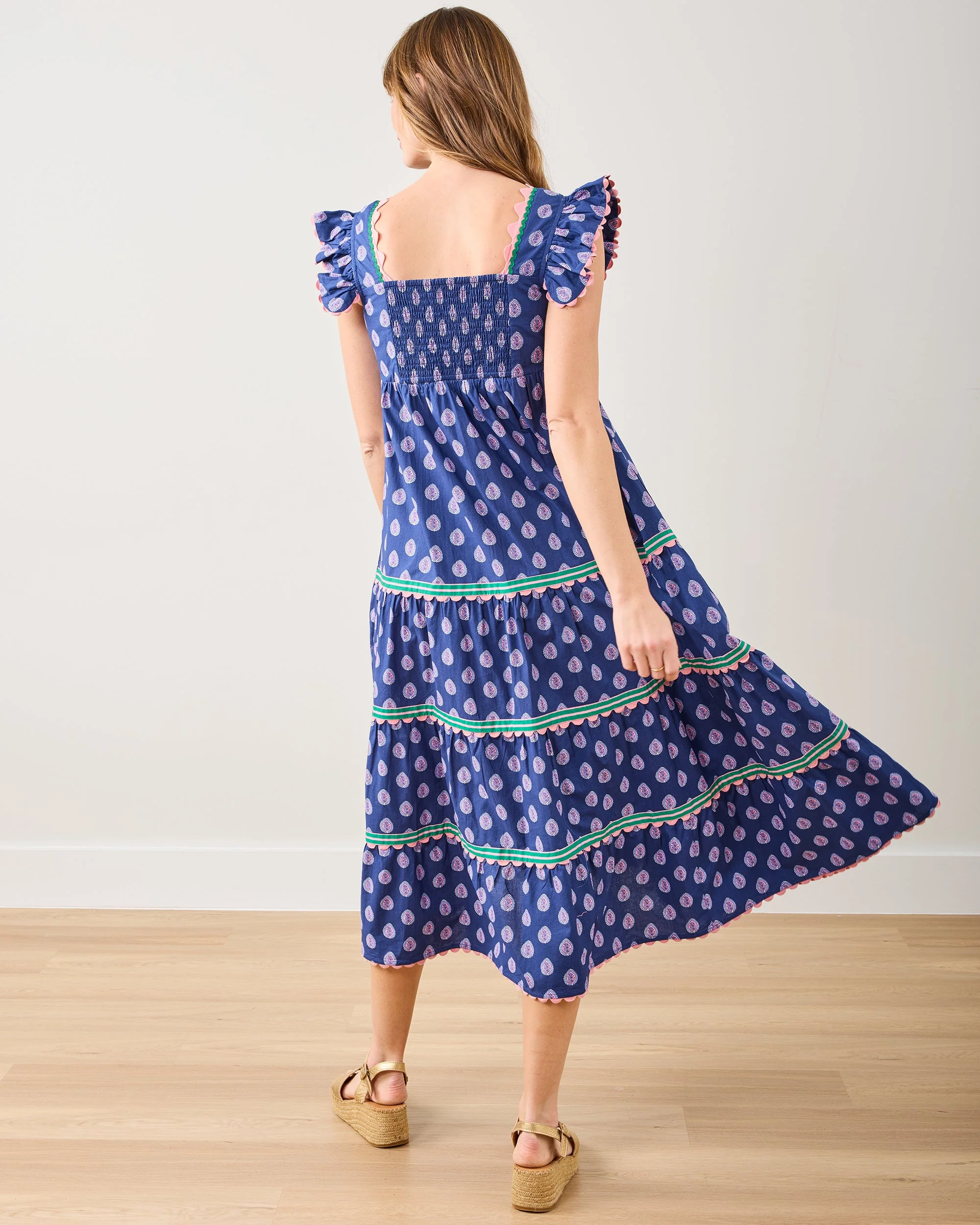 Glass Flower - Dunmore Dress | Navy - Image 2