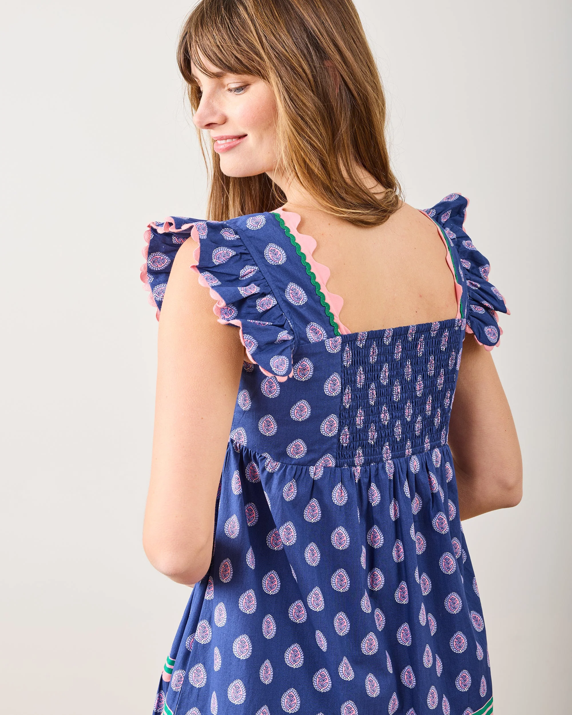 Glass Flower - Dunmore Dress | Navy - Image 4
