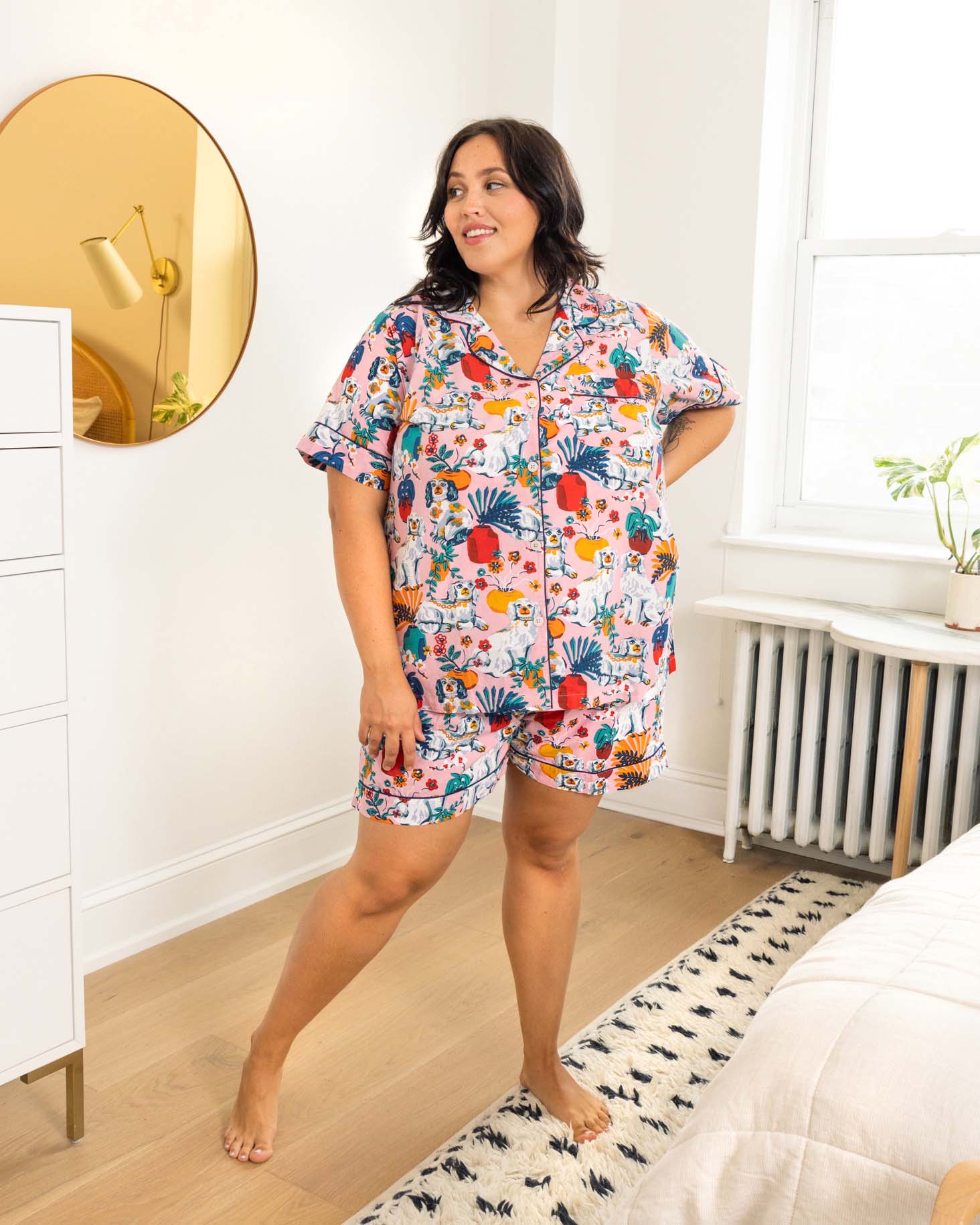 Good Dog - Short PJ Set | Vintage Rose - Image 4