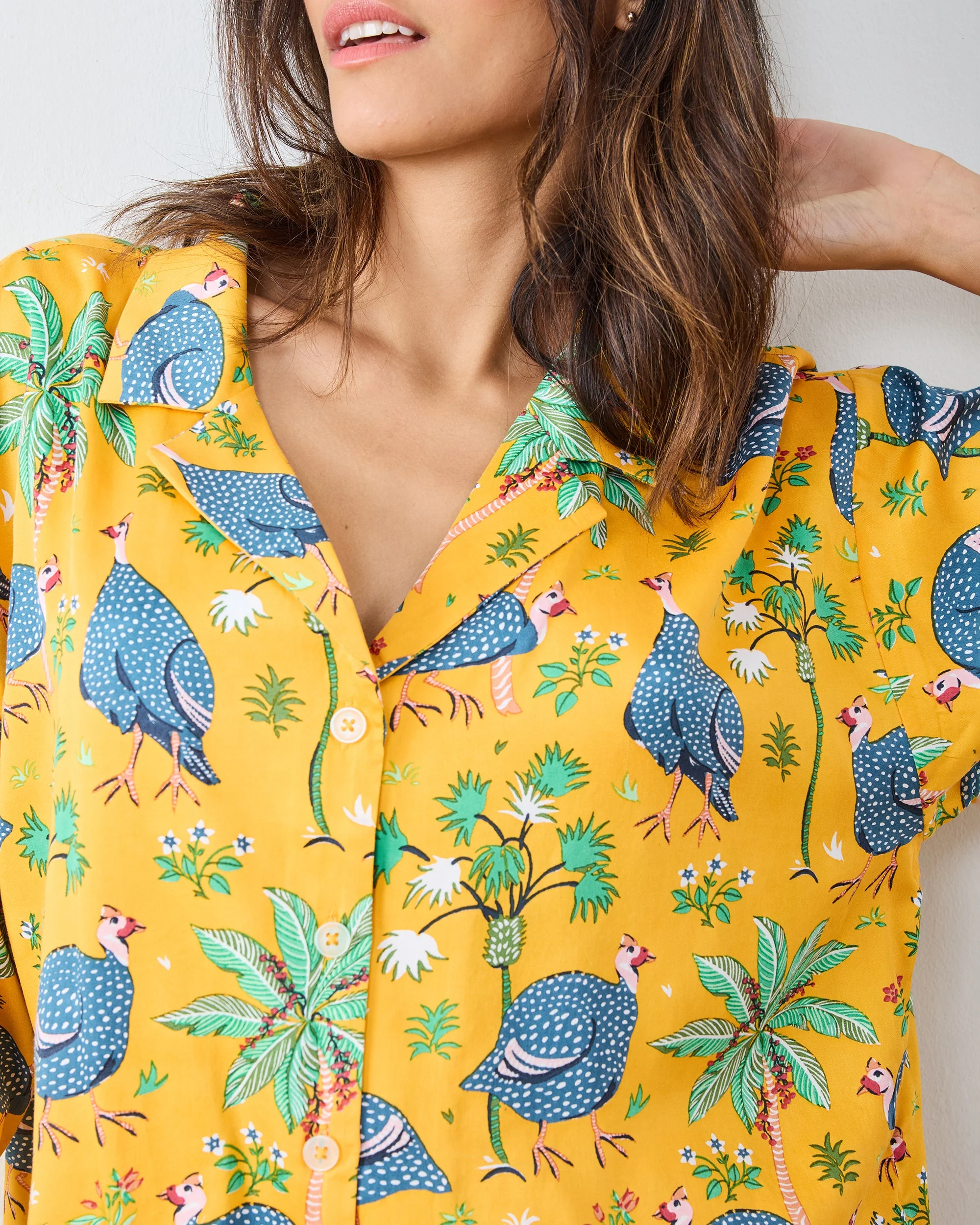 Guinea Hens - Eco Satin Wildest Dreams Set | Marigold - Image 3