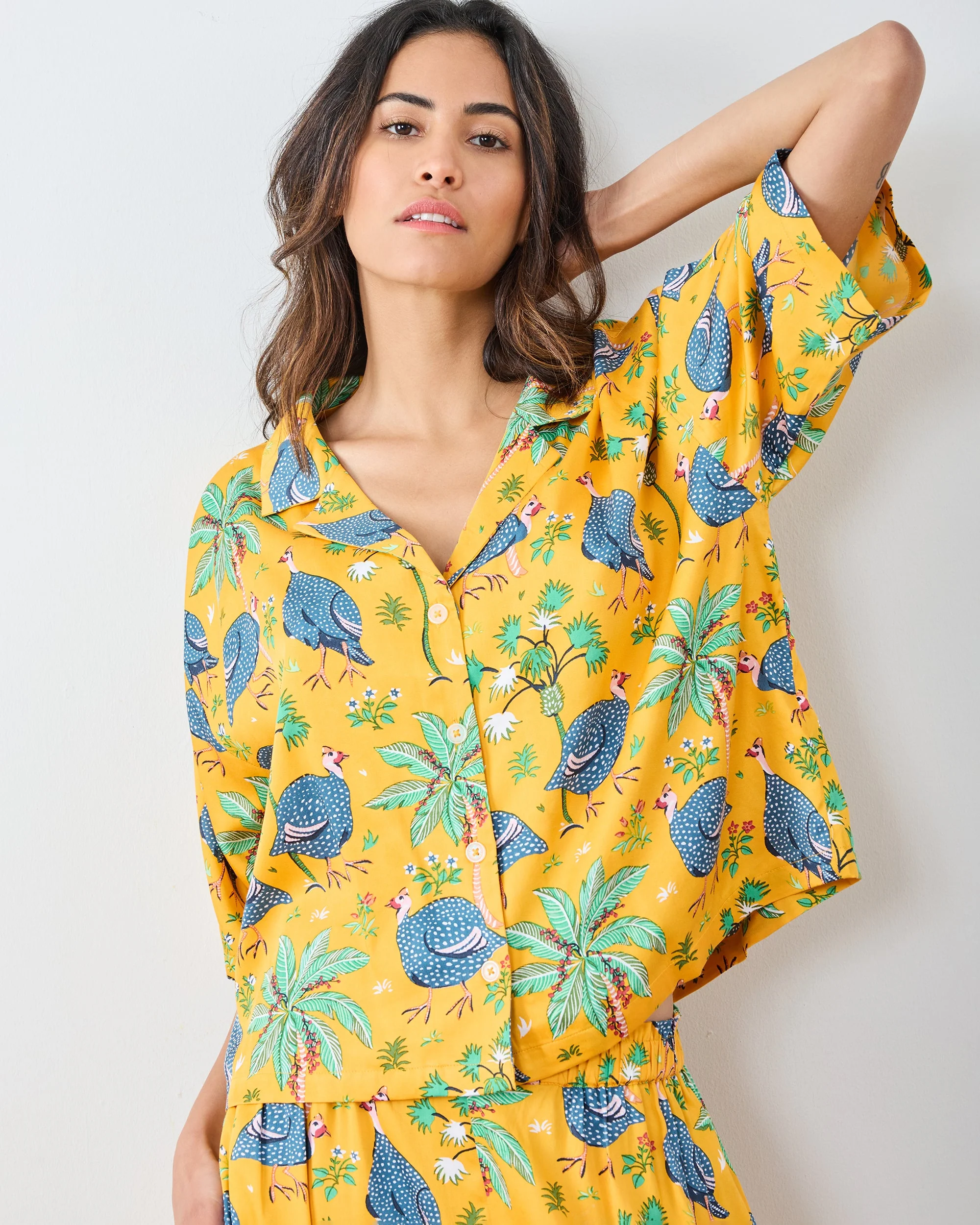 Guinea Hens - Eco Satin Wildest Dreams Set | Marigold - Image 4