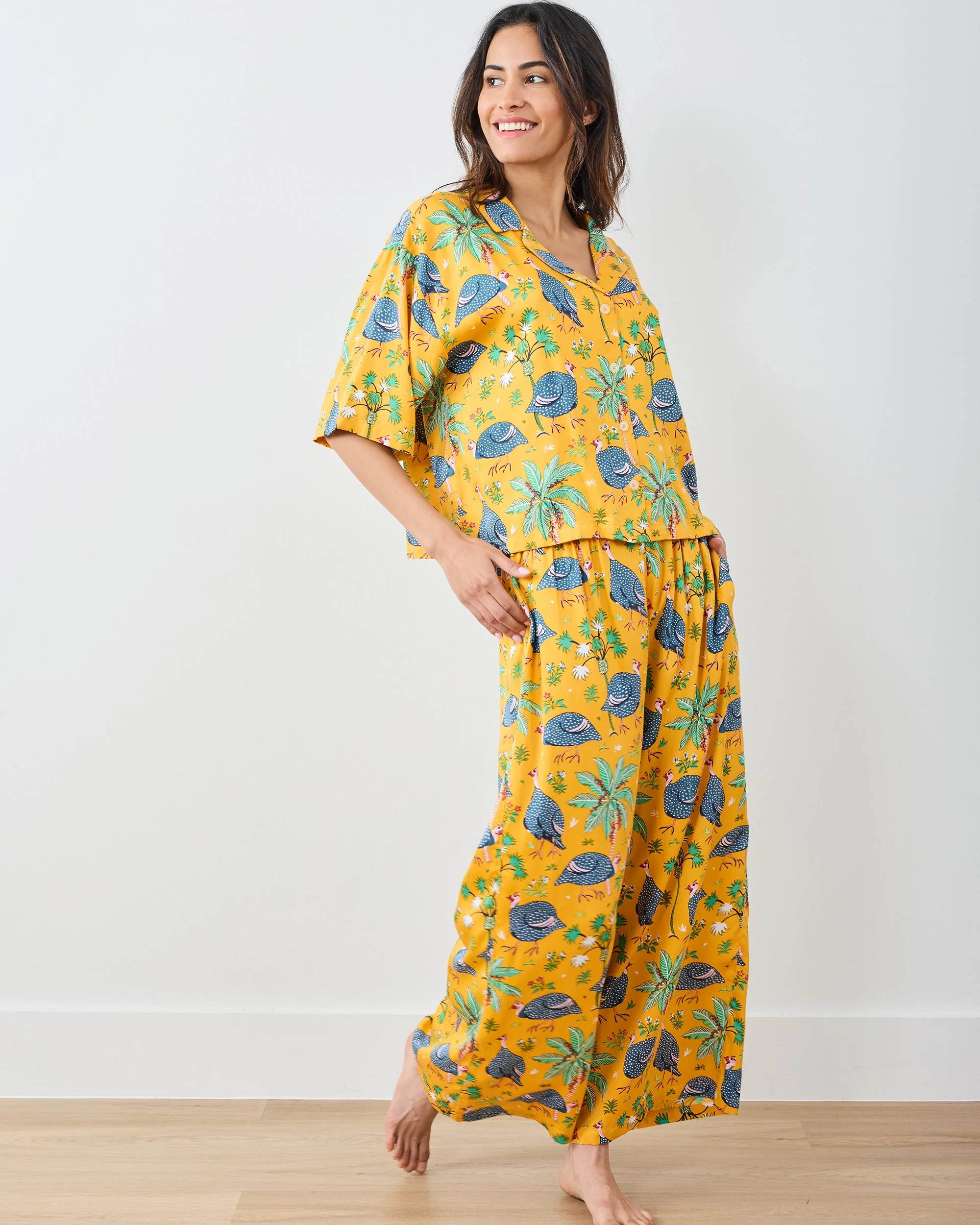 Guinea Hens - Eco Satin Wildest Dreams Set | Marigold - Image 5