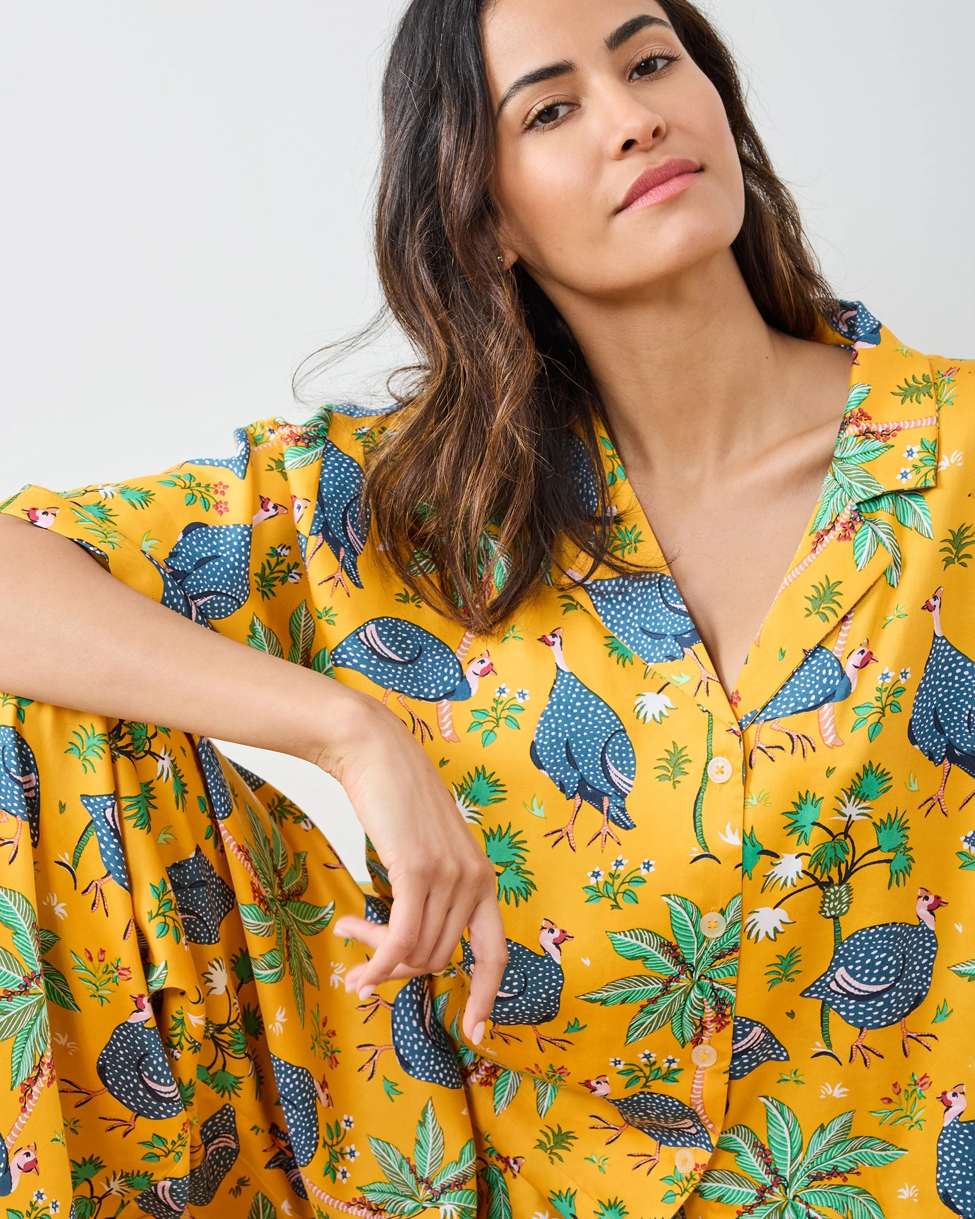 Guinea Hens - Eco Satin Wildest Dreams Set | Marigold - Image 8