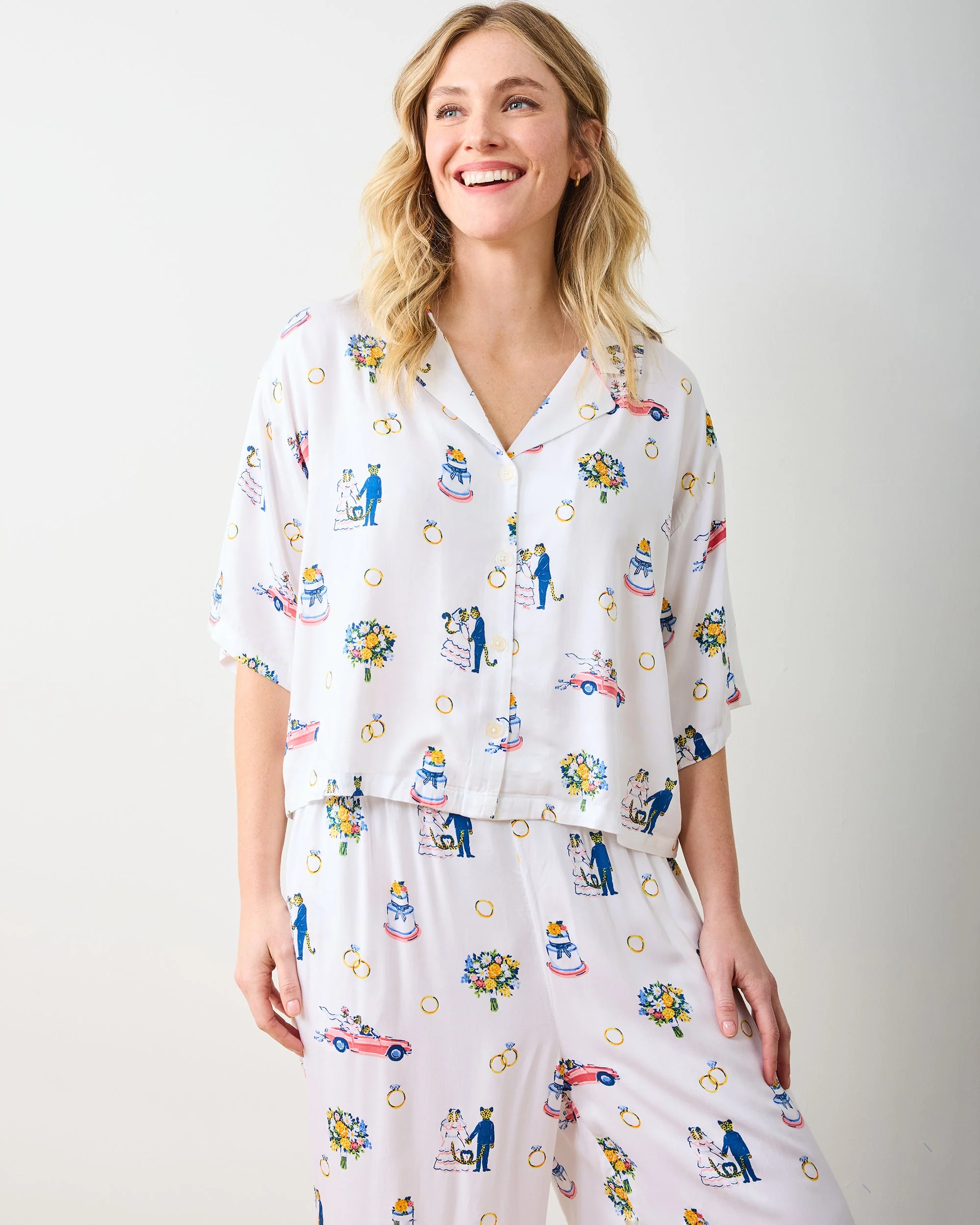 Happily Ever After - Petite Eco Satin Wildest Dreams Set | Cloud - Image 2