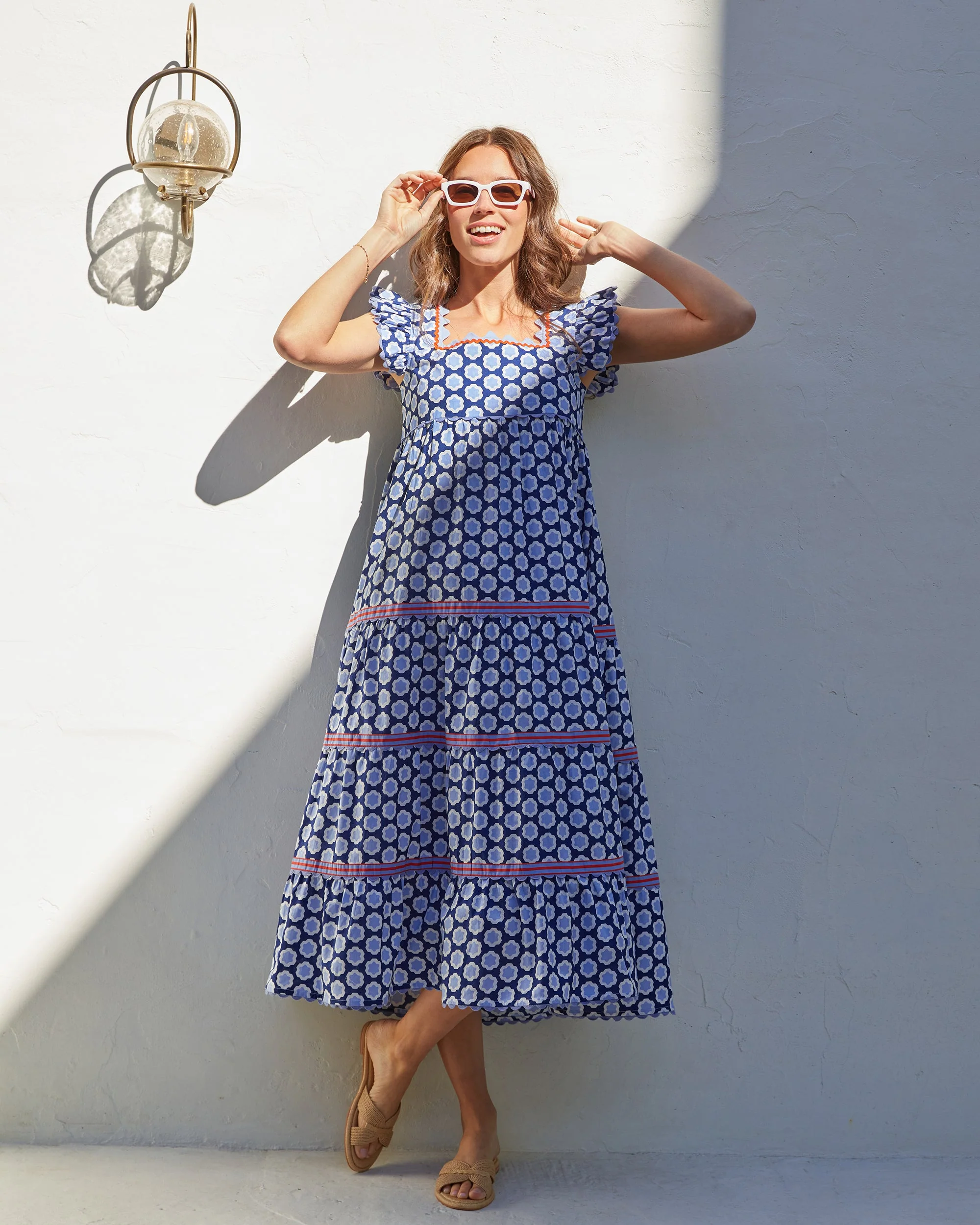 Hello Hexagon - Dunmore Dress | Periwinkle Pop - Image 2