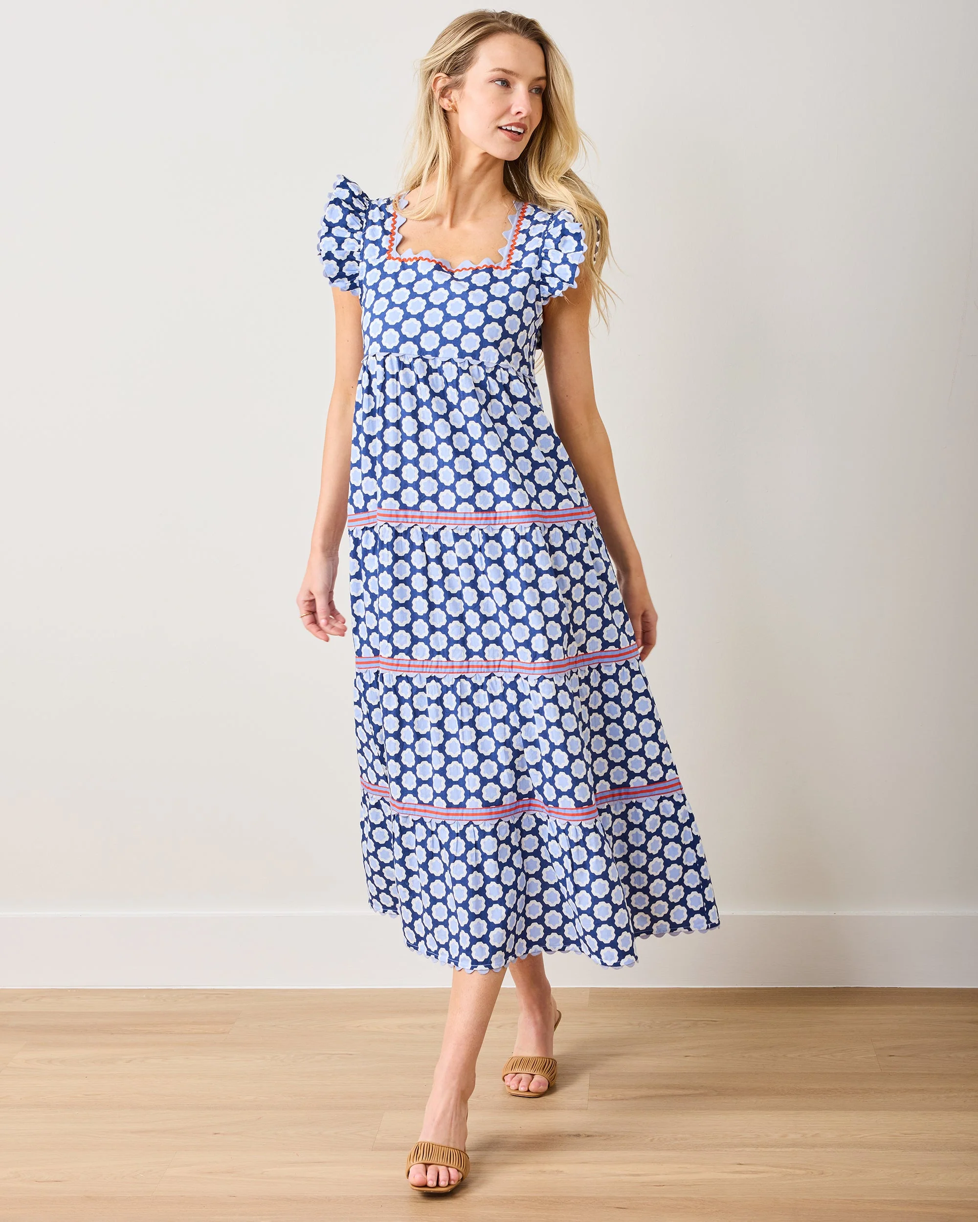 Hello Hexagon - Dunmore Dress | Periwinkle Pop - Image 5