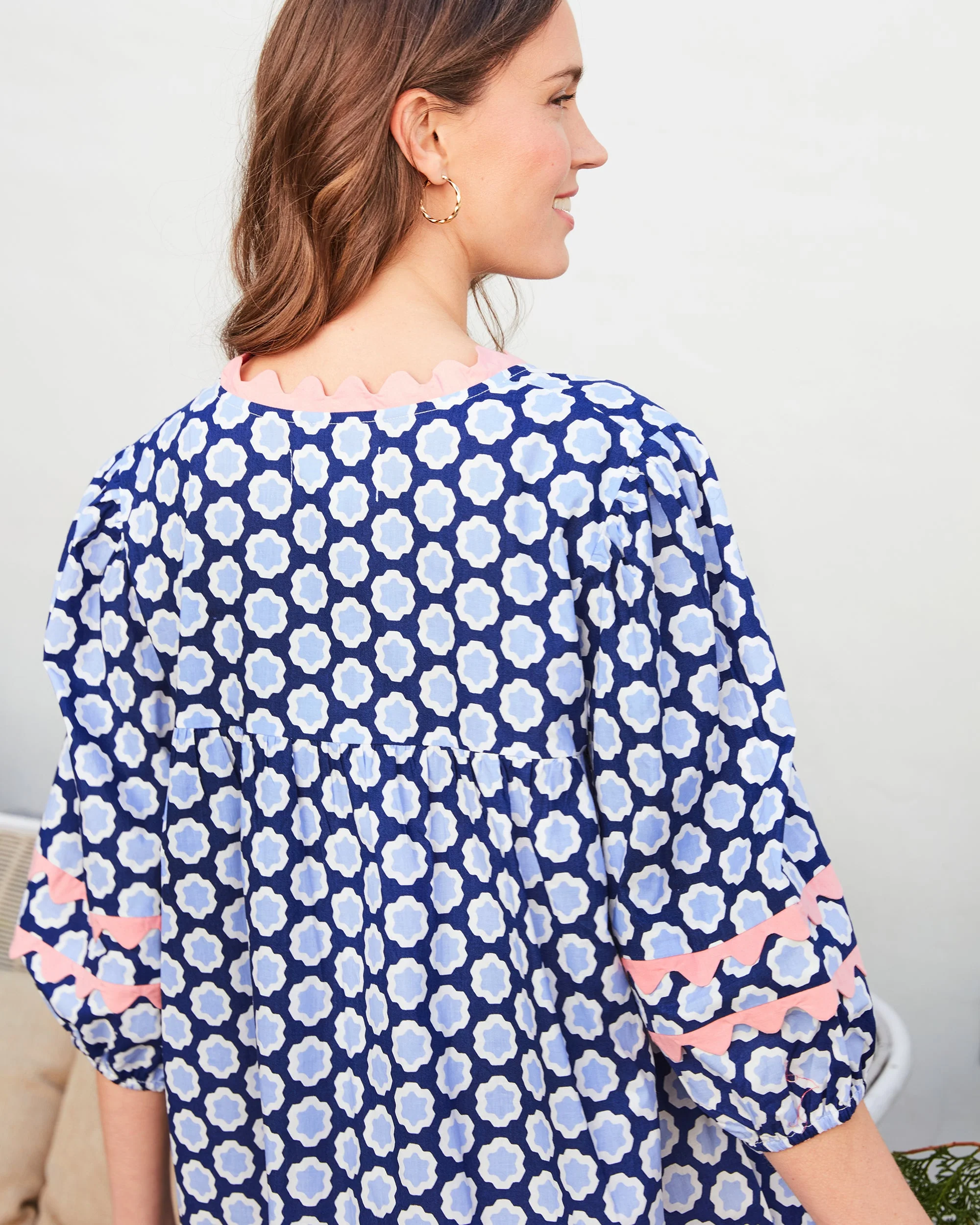 Hello Hexagon - Poppy Dress | Periwinkle Pop - Image 5