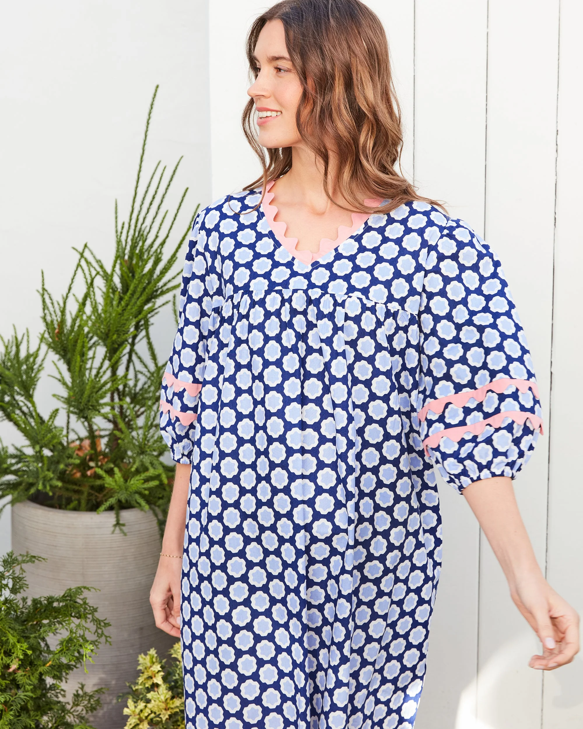 Hello Hexagon - Poppy Dress | Periwinkle Pop - Image 6