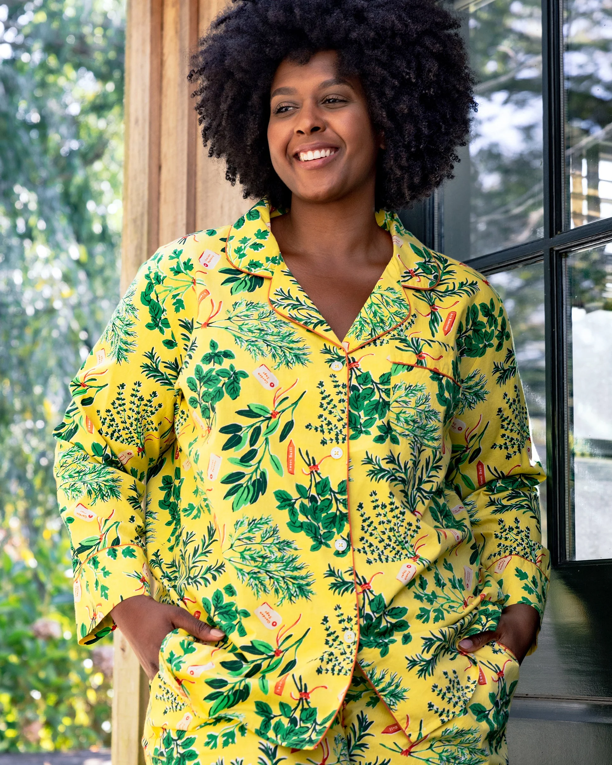 Herb Garden - Long PJ Set | Citrine - Image 3