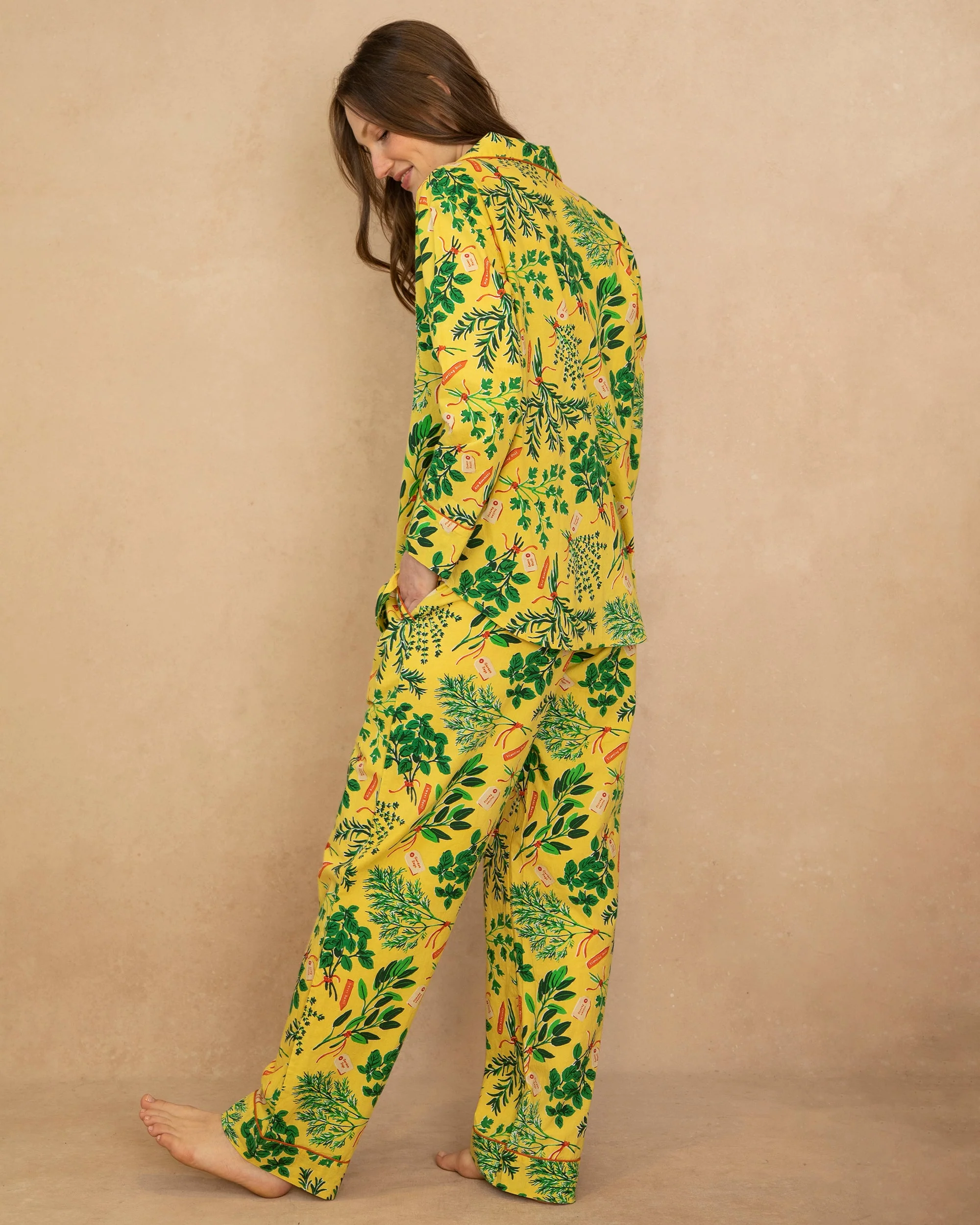Herb Garden - Long PJ Set | Citrine - Image 6