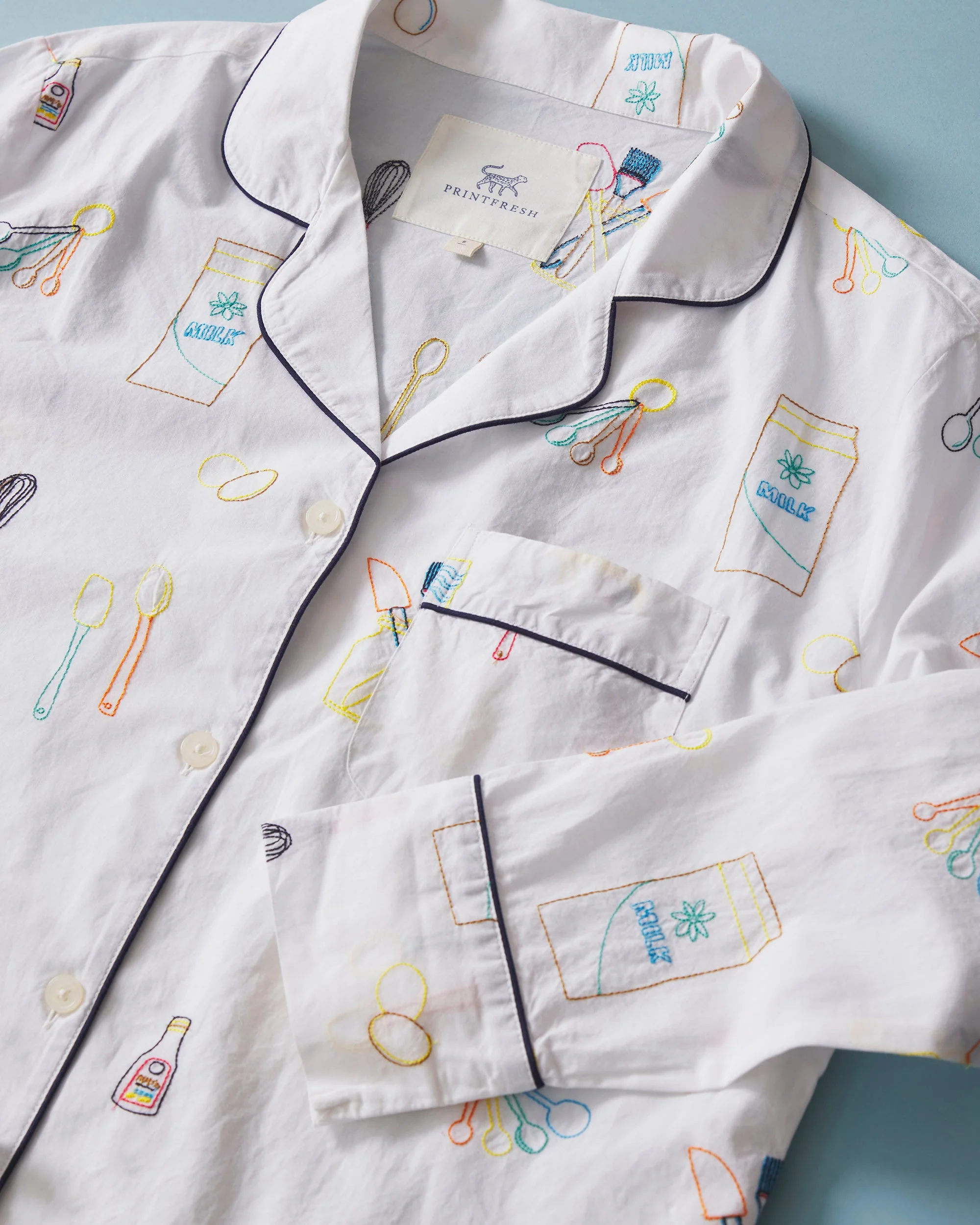 Home Chef - Long PJ Set | Cloud - Image 2