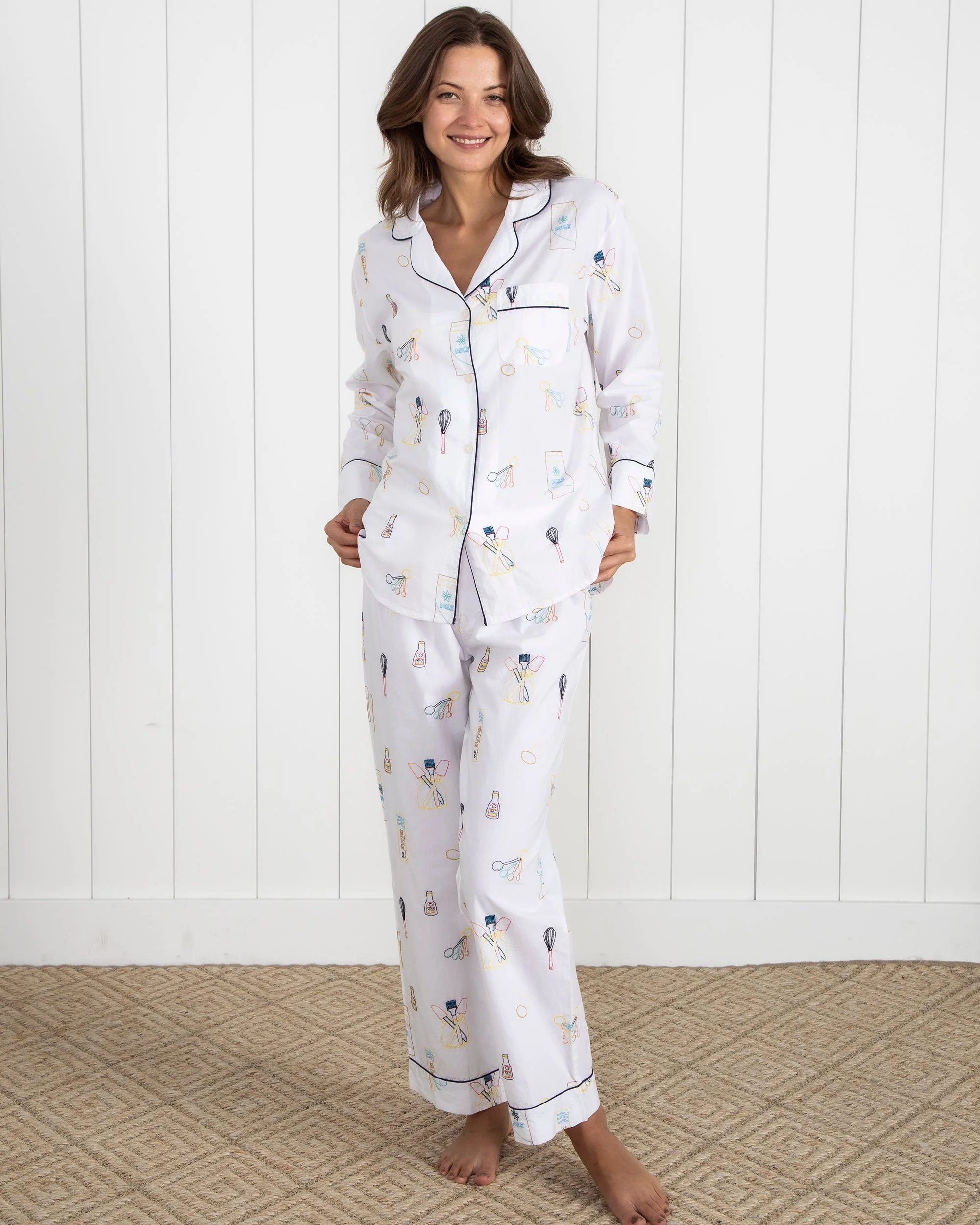 Home Chef - Long PJ Set | Cloud - Image 3