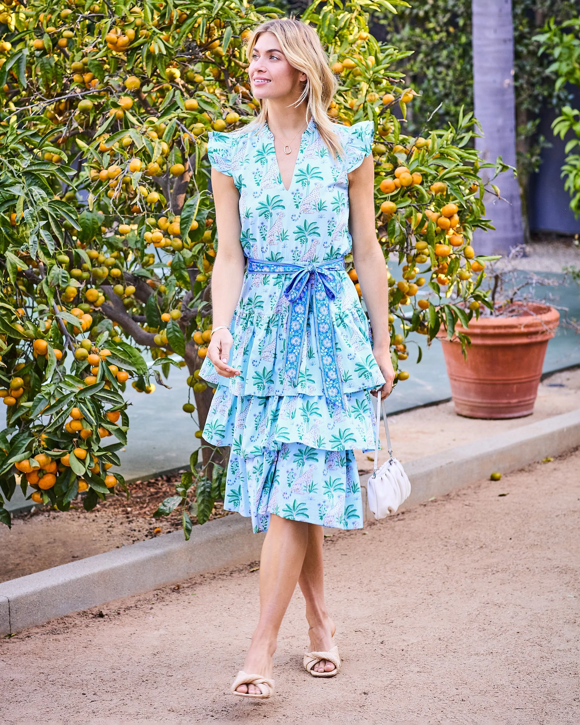 Leopard Mirage - At Ease Dress | Oasis Sky - Image 2