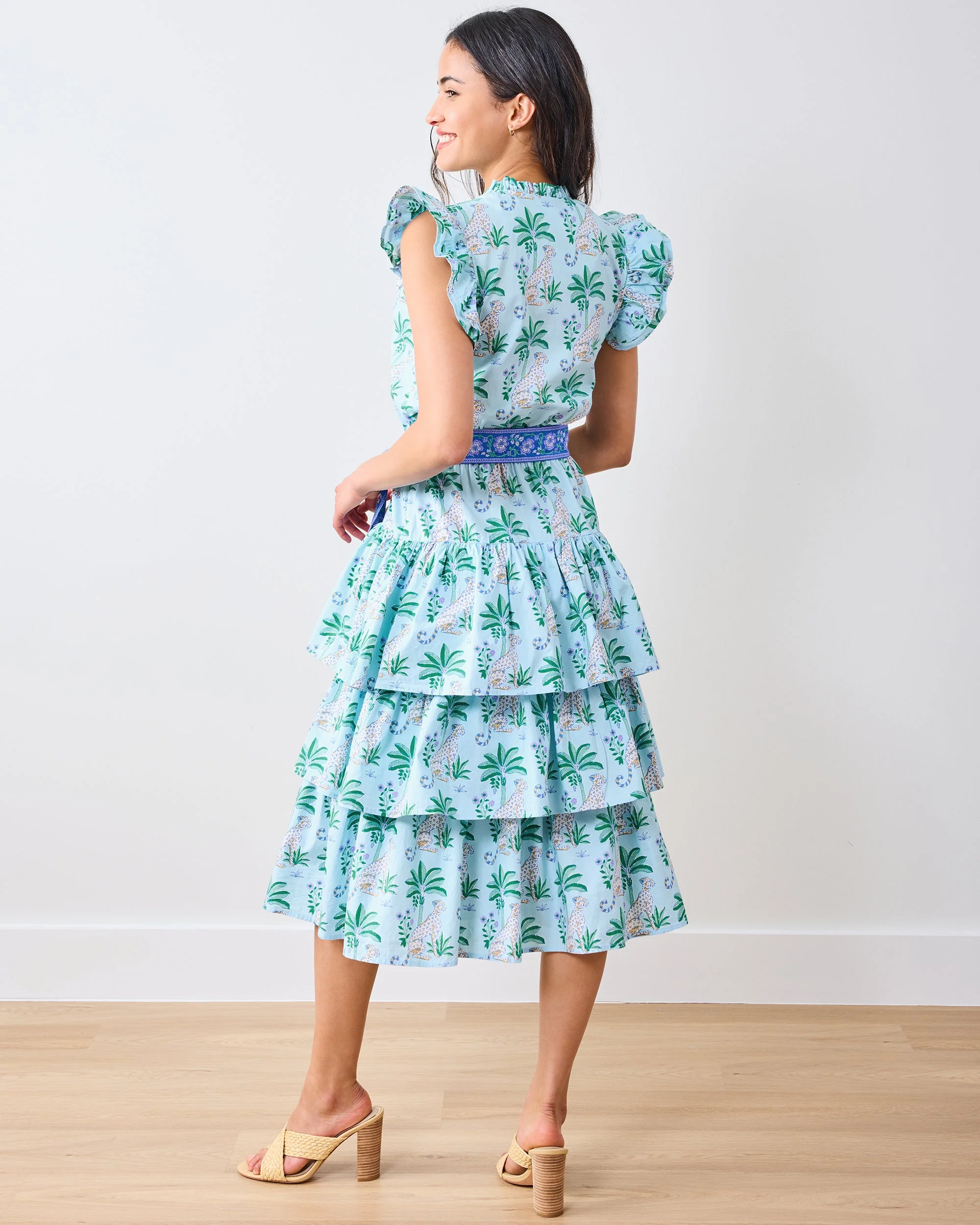 Leopard Mirage - At Ease Dress | Oasis Sky - Image 3