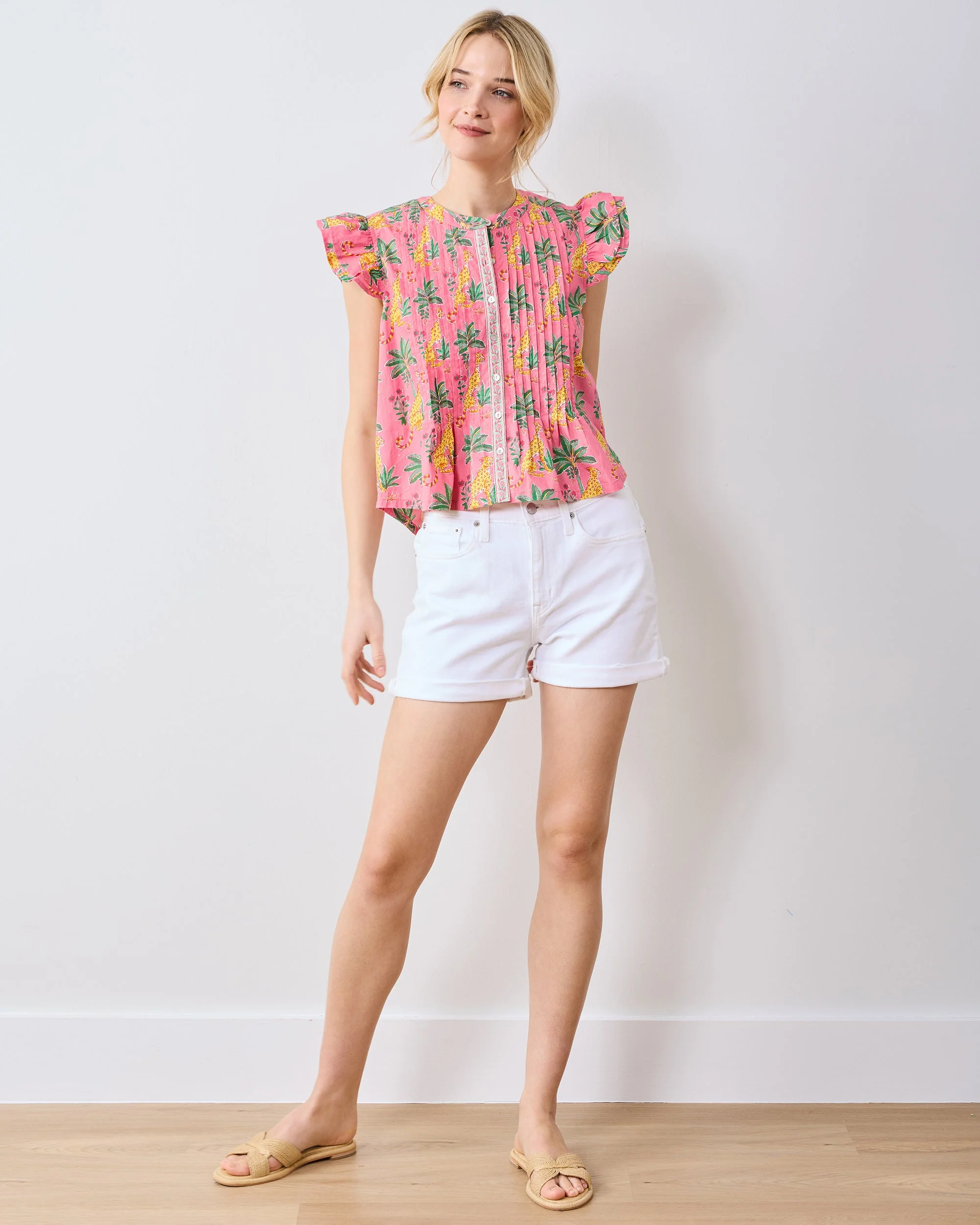 Leopard Mirage - Katie Blouse | Pink Palace - Image 2