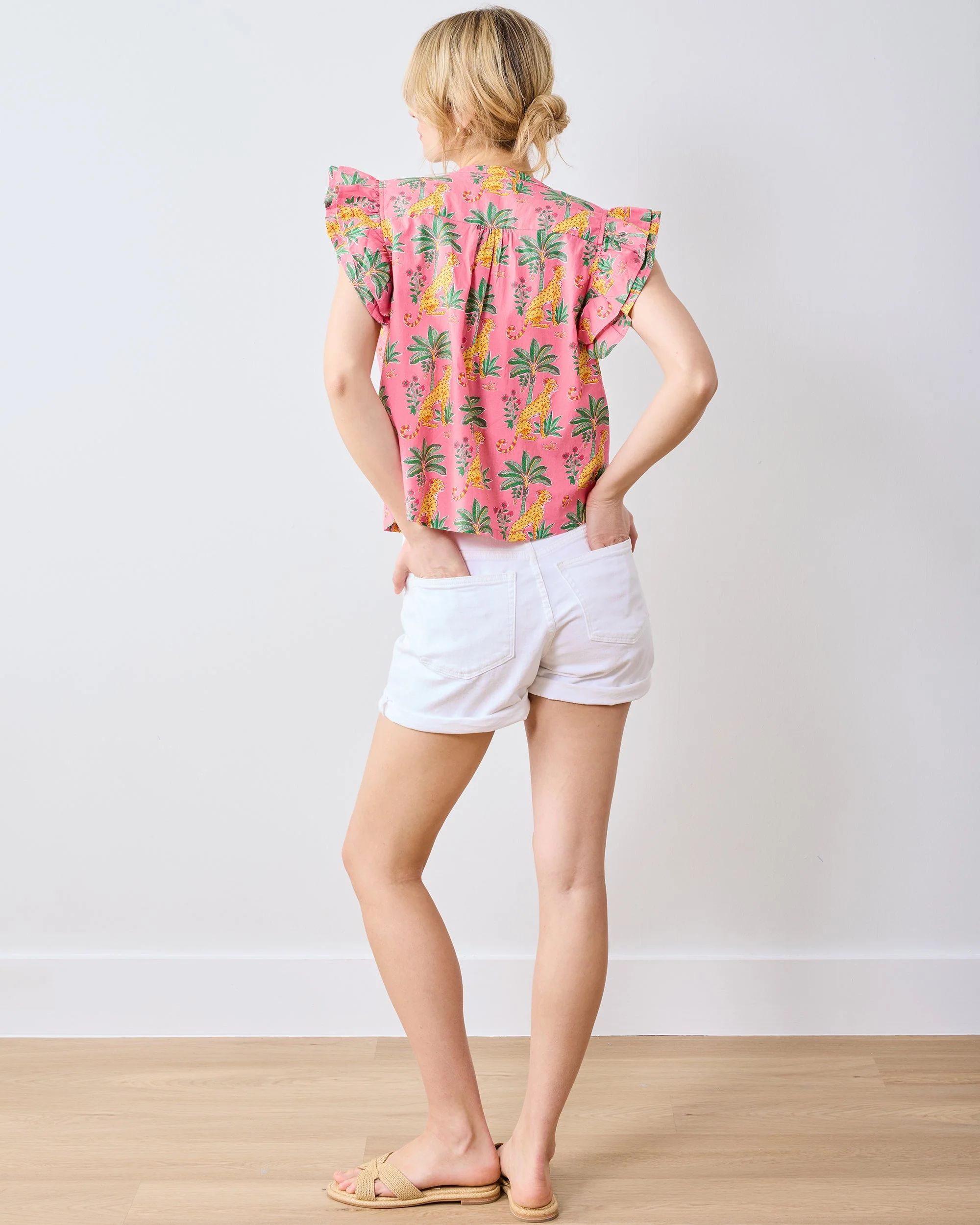 Leopard Mirage - Katie Blouse | Pink Palace - Image 3
