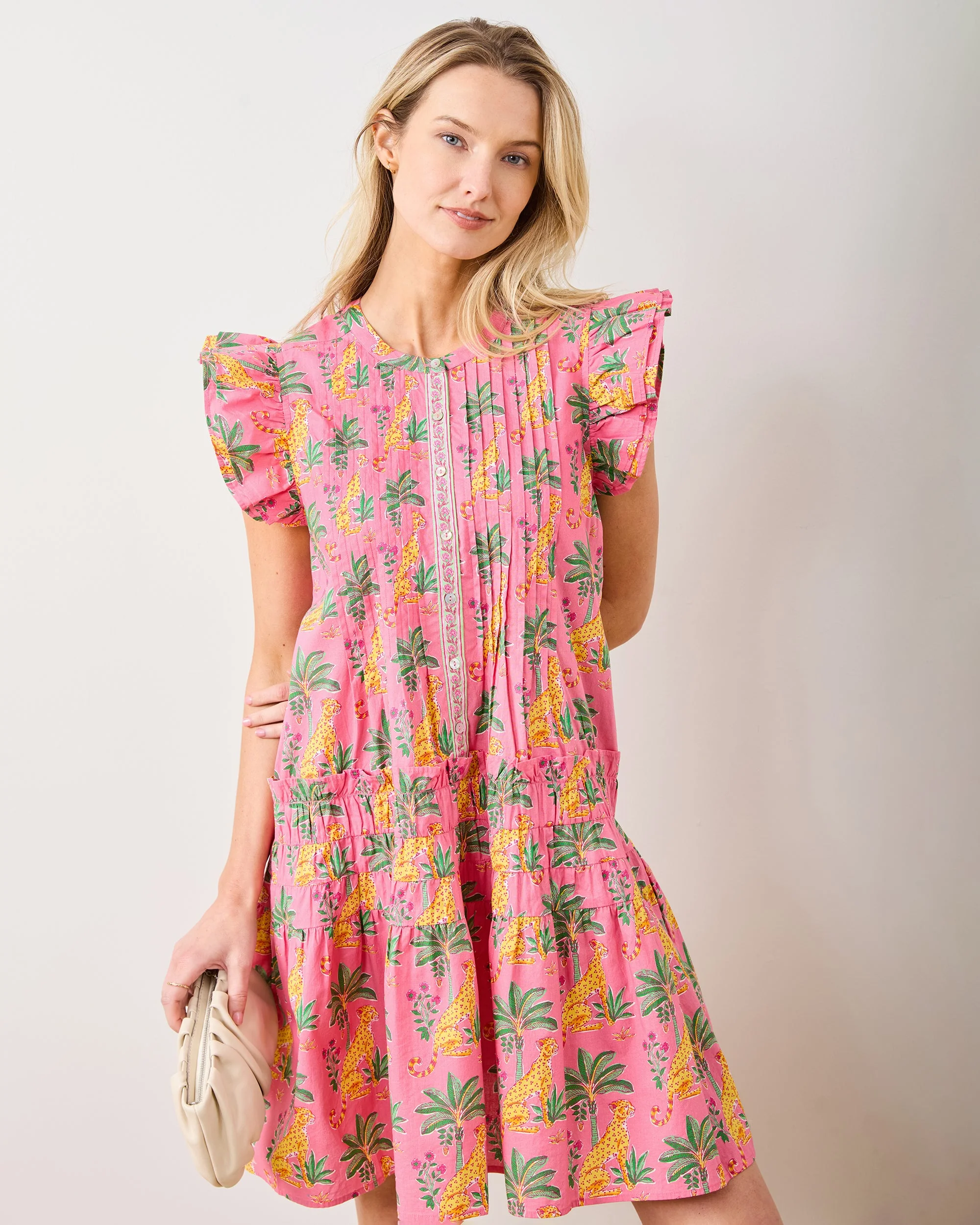 Leopard Mirage - Katie Dress | Pink Palace - Image 2