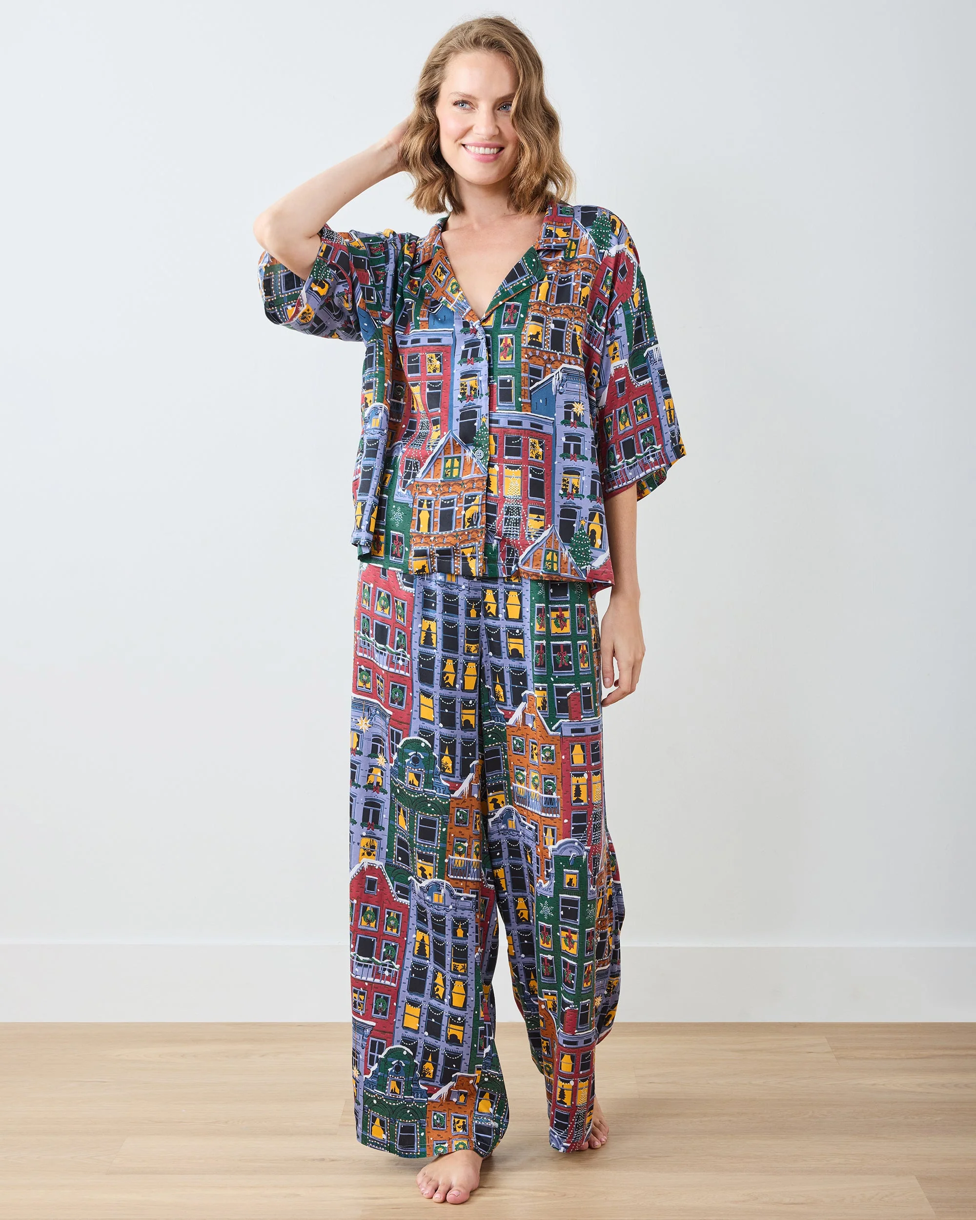 Manhattan Christmas - Eco Satin Wildest Dreams Set | Cozy Brownstone - Image 3